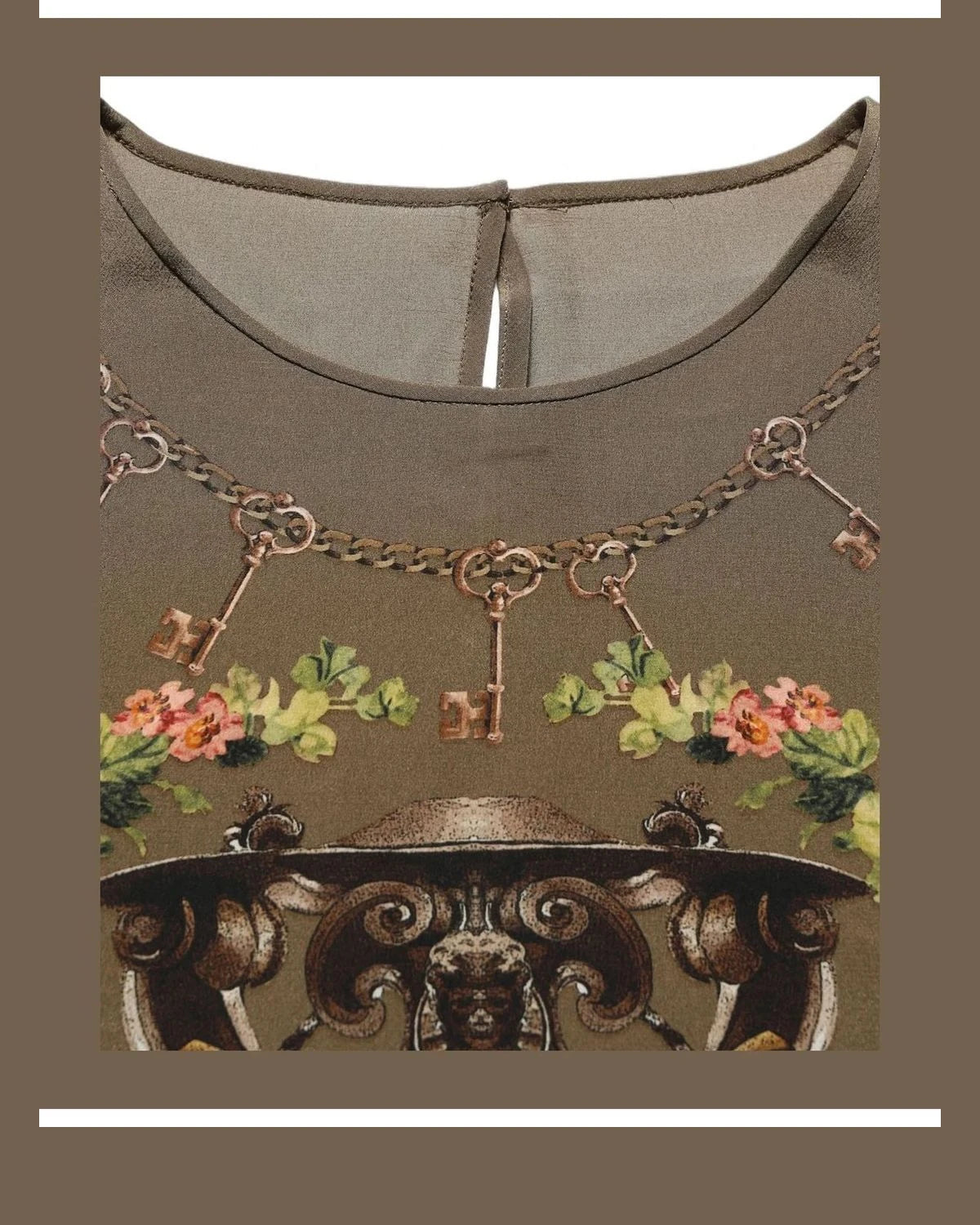 Dolce & Gabbana Blouse in brown, Silk — view 3