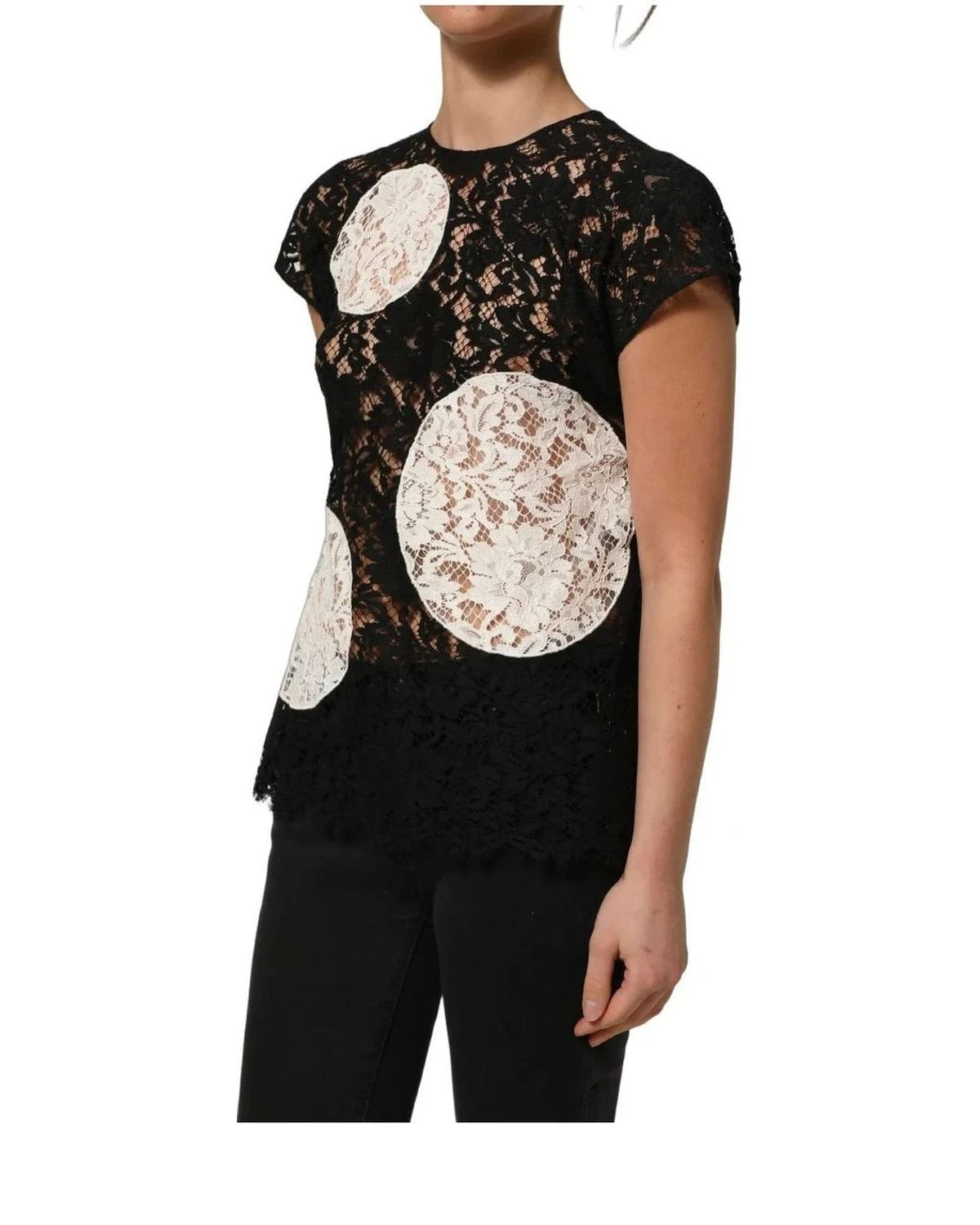 Dolce & Gabbana Blouse in black, Silk — view 3