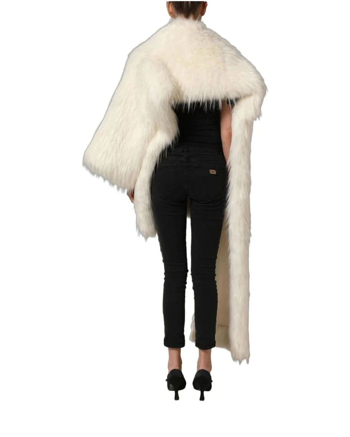 Dolce & Gabbana Overcoat in white, Polyester — view 5