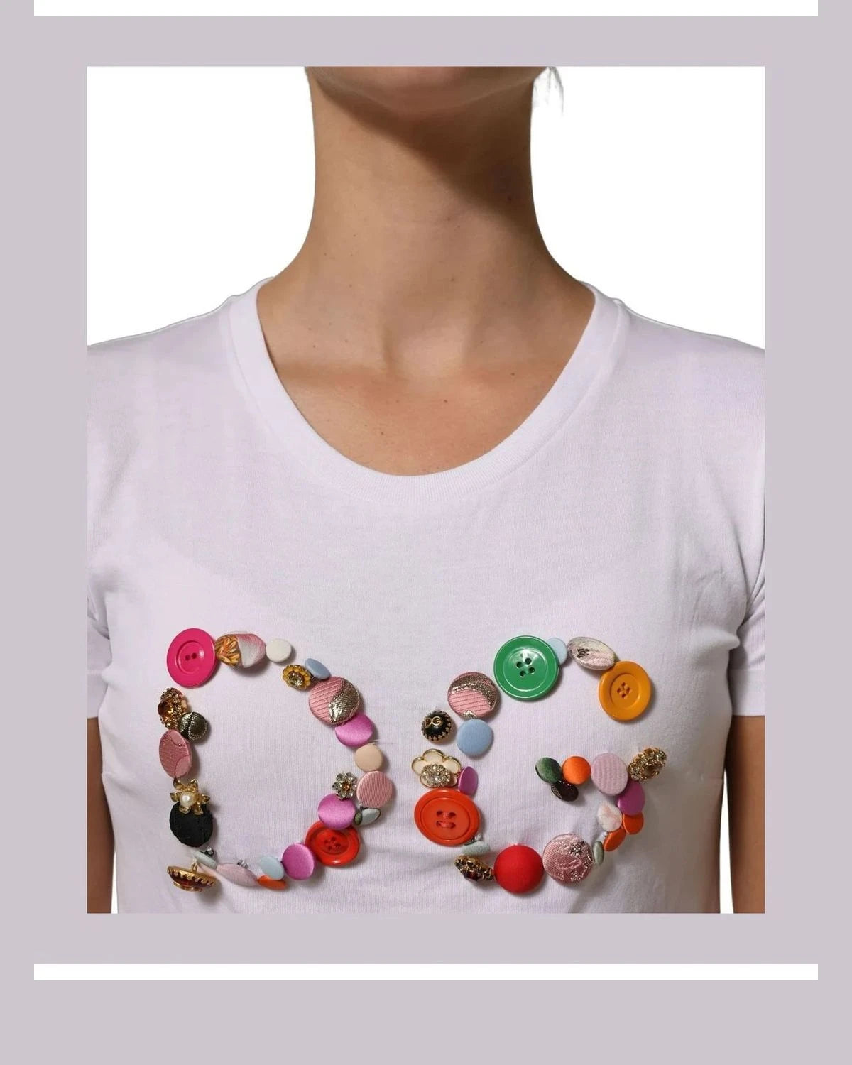 Dolce & Gabbana T-Shirt in white, Cotton — view 6