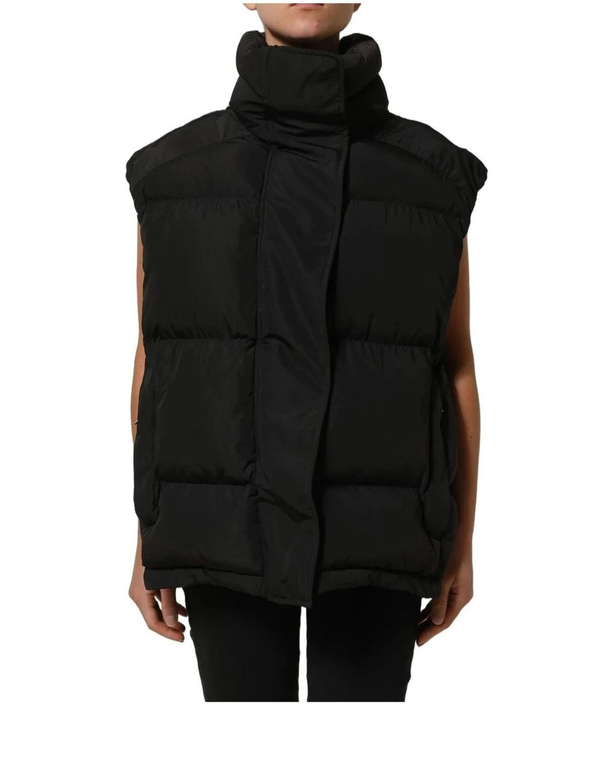 Dolce & Gabbana Puffer Jacket in black, Nylon — view 3
