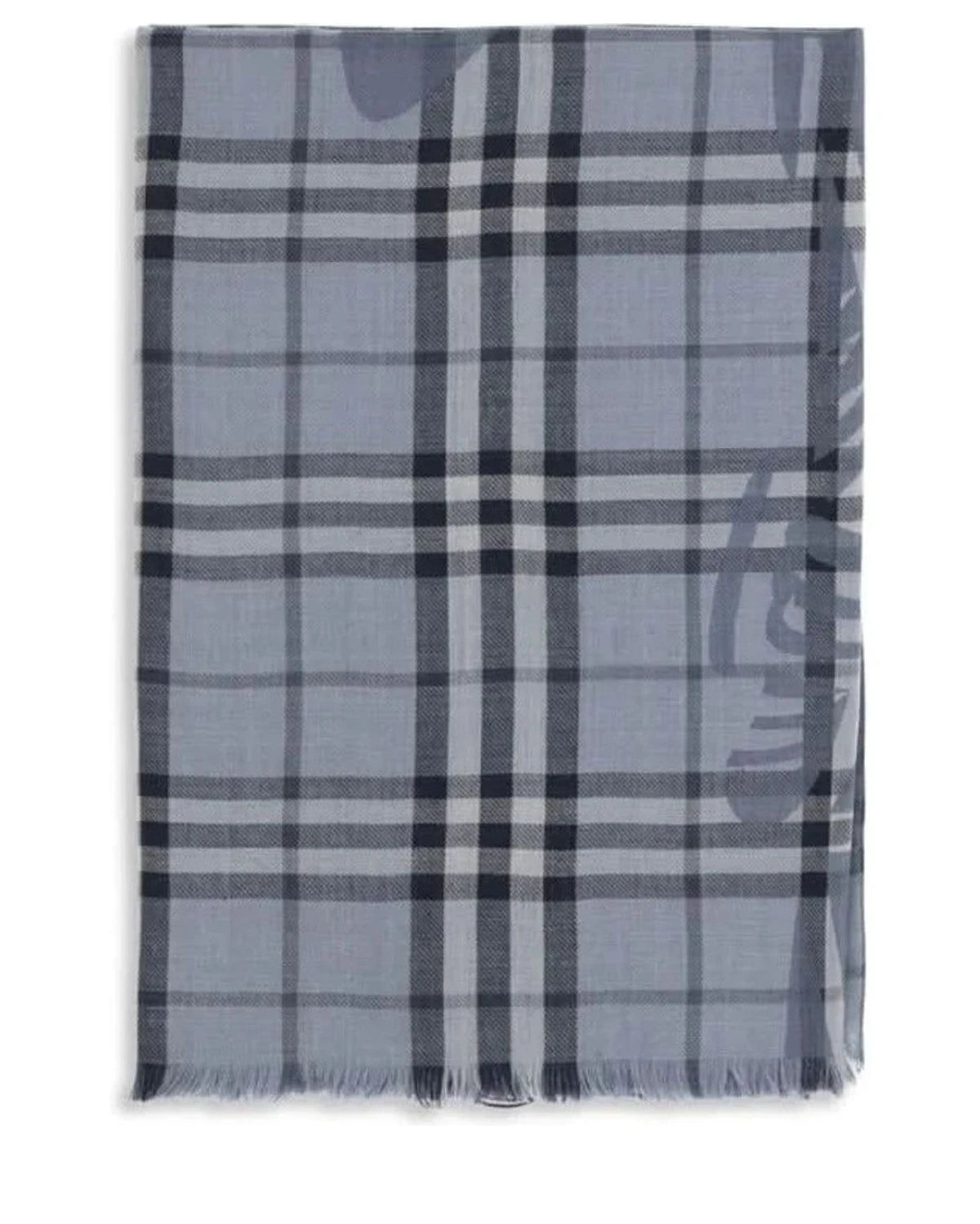 Burberry Scarves & Shawl in blue, Fleece Wool