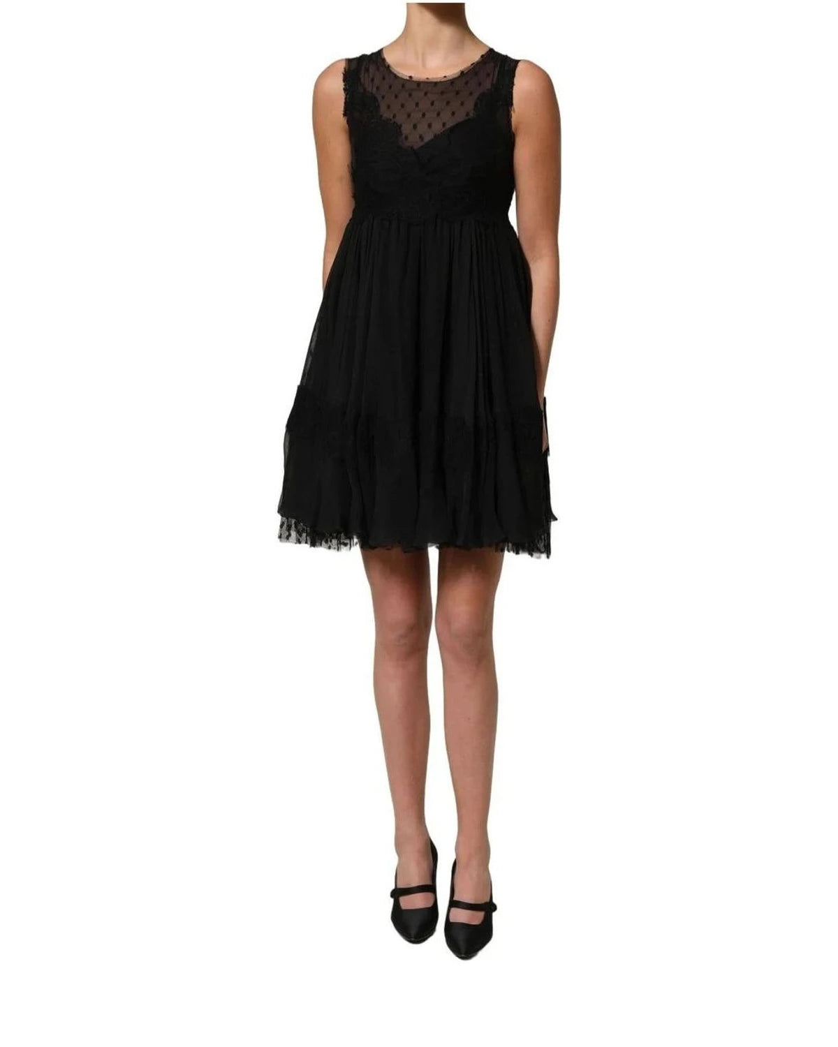 Dolce & Gabbana Dresse in black, Silk — view 3