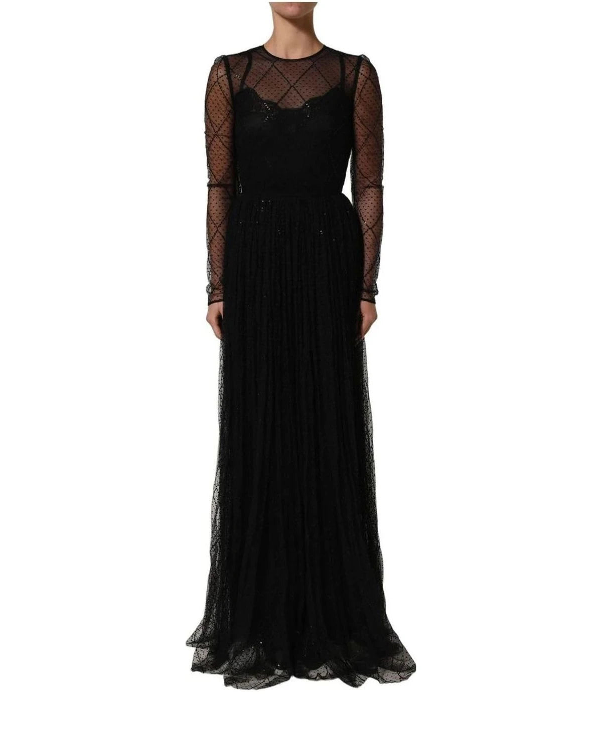 Dolce & Gabbana Dresse in black, Polyester Silk โ view 2