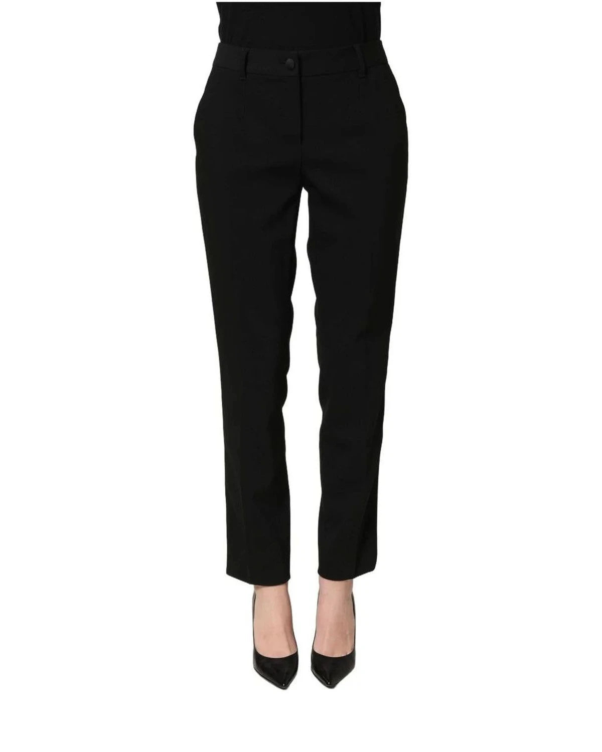 Dolce & Gabbana Trouser in black, Virgin Wool — view 3