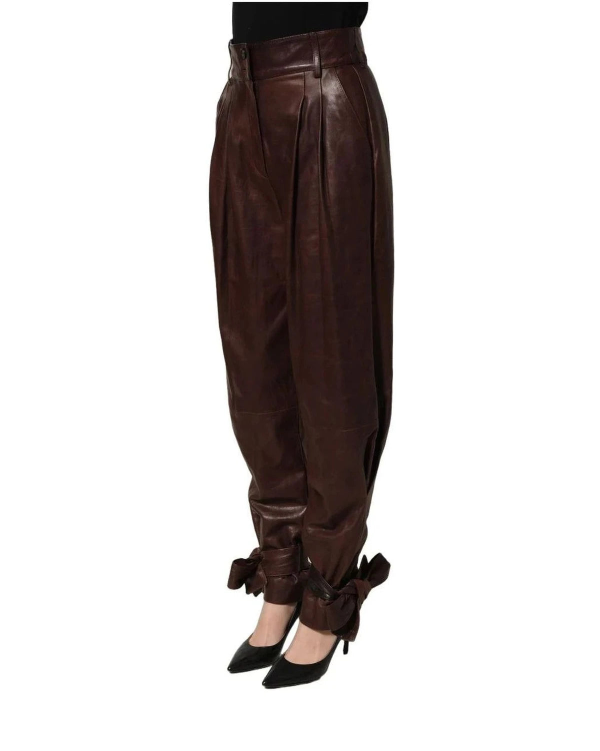 Dolce & Gabbana Trouser in brown, Polyester — view 4