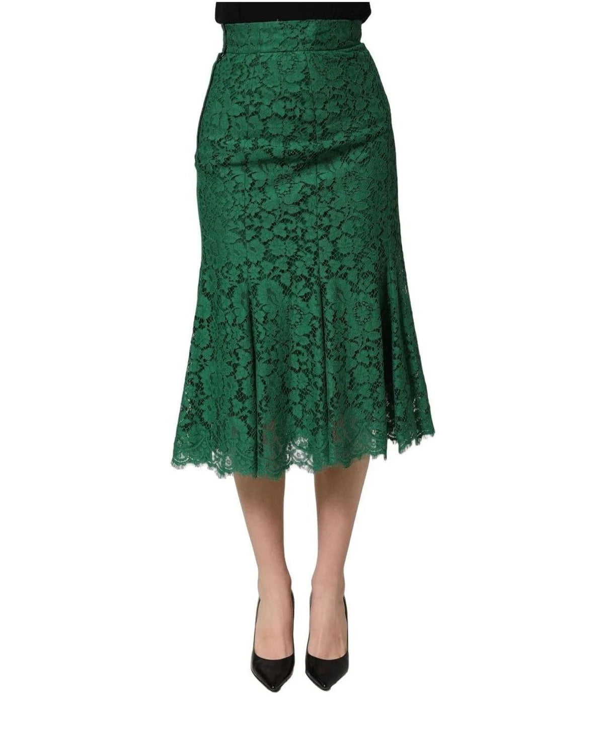 Dolce & Gabbana Skirt in green, Cotton — view 2