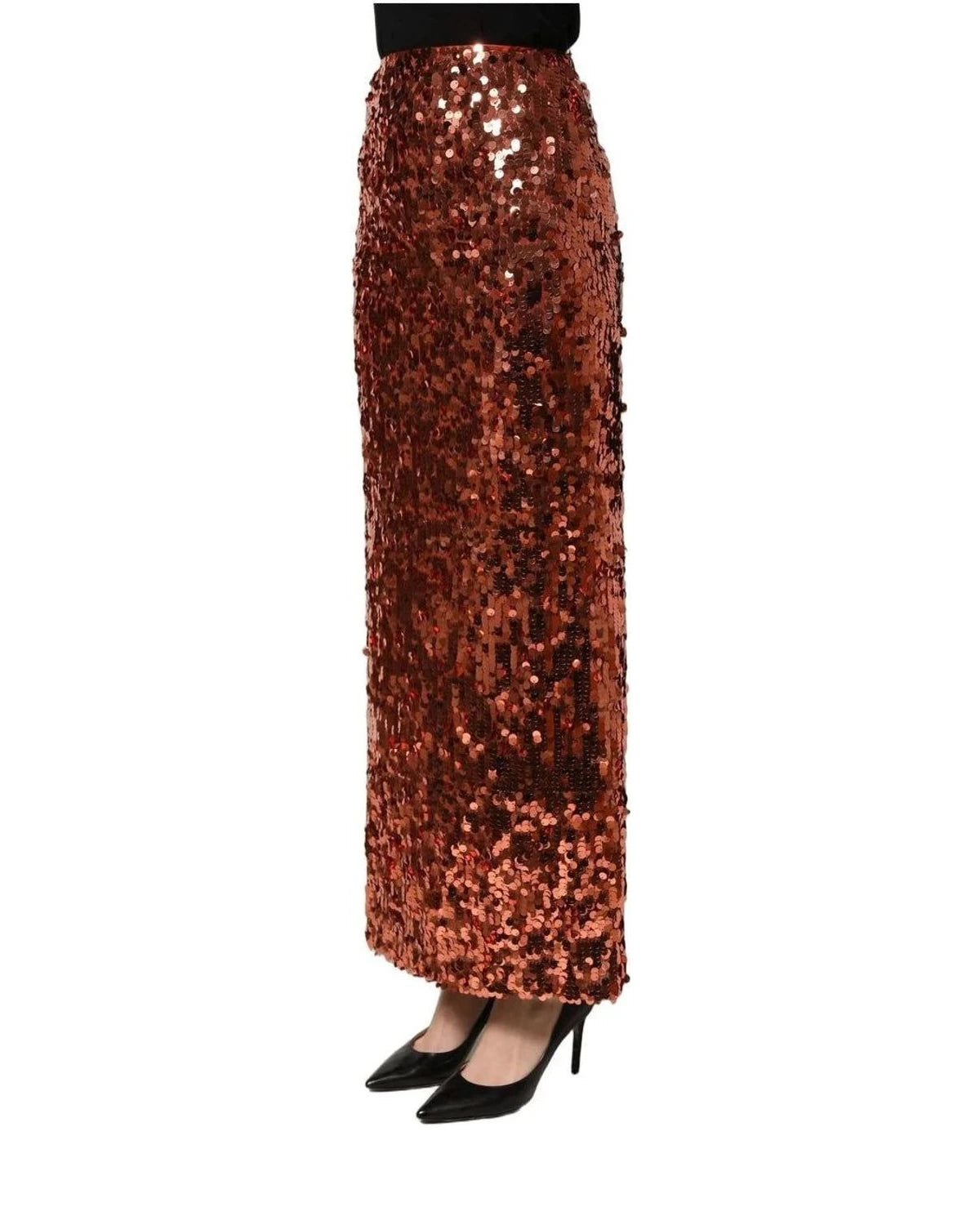 Dolce & Gabbana Skirt in bronze, Silk