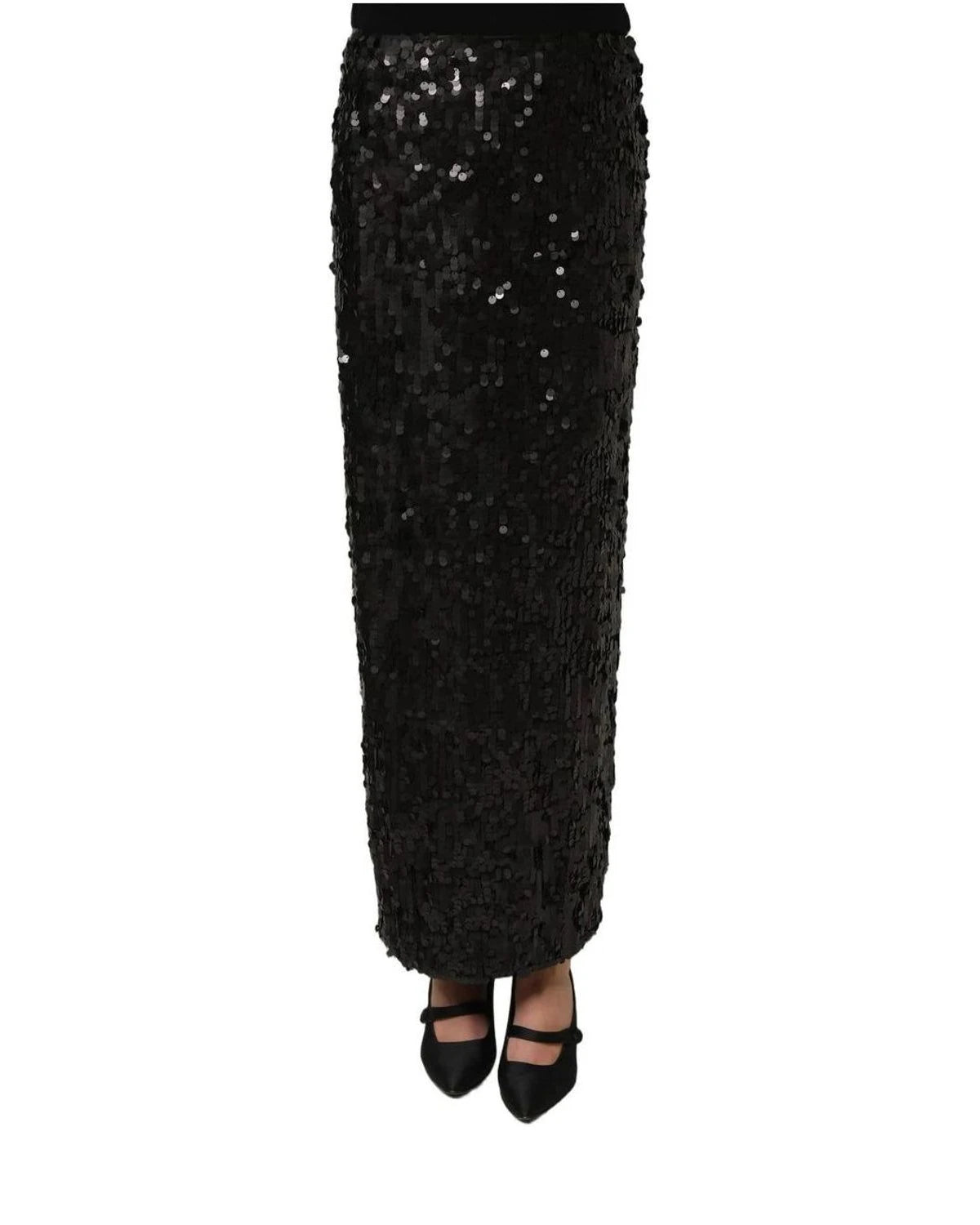 Dolce & Gabbana Skirt in black, Silk — view 2
