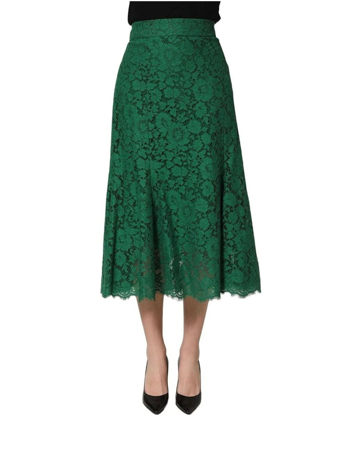 Dolce & Gabbana Skirt in green, Cotton — view 2