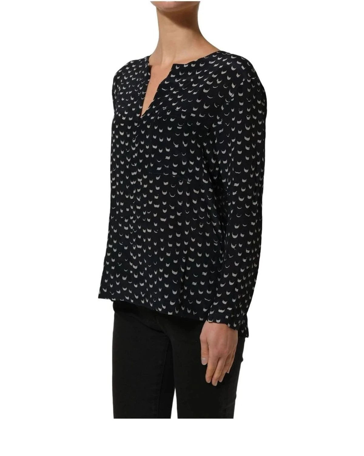 Bruno Manetti Blouse in black — view 3