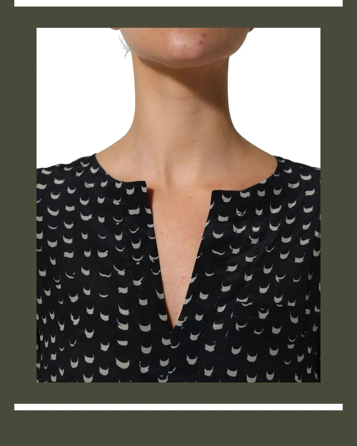 Bruno Manetti Blouse in black — view 5