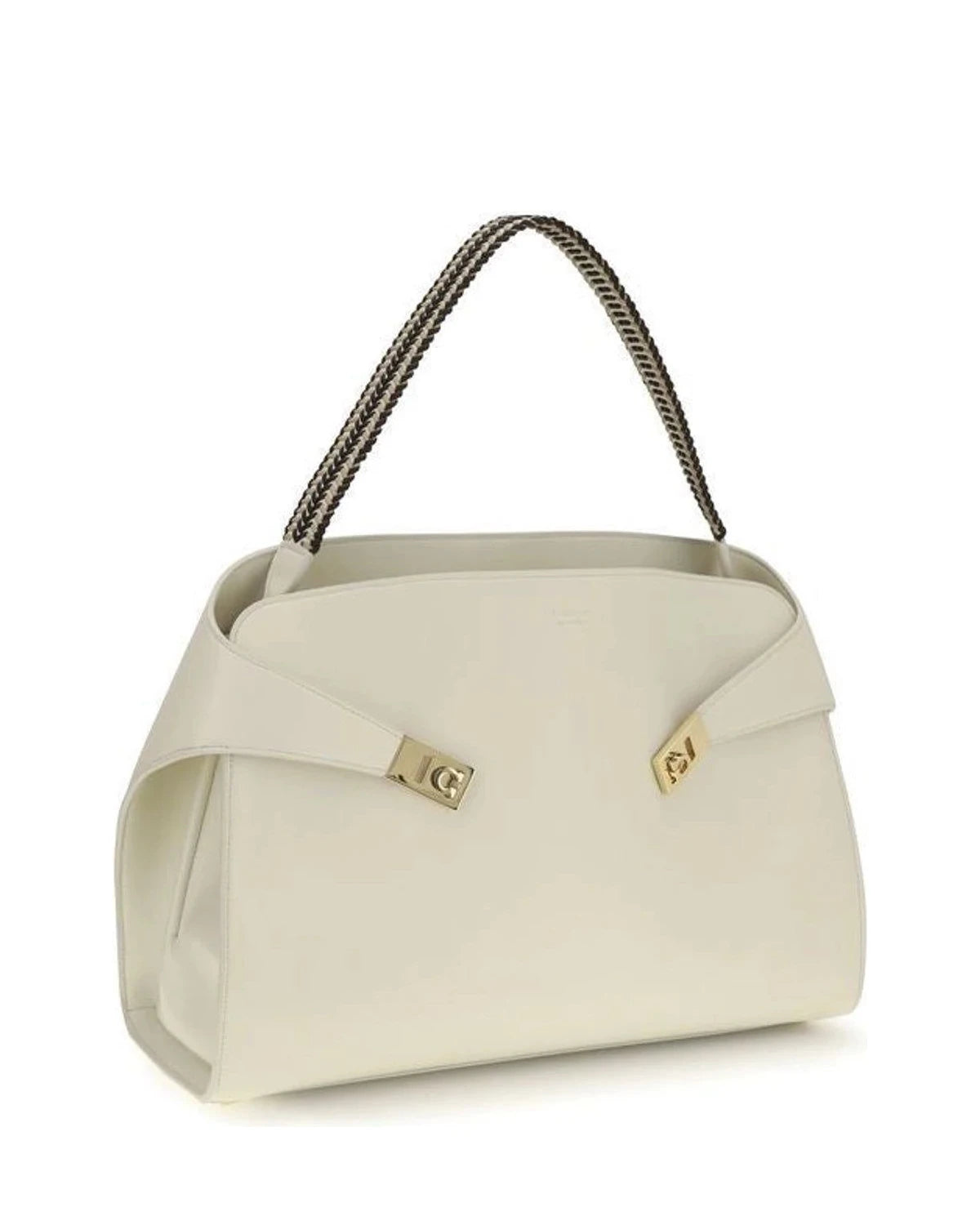 Ferragamo Beige Shoulder Bag