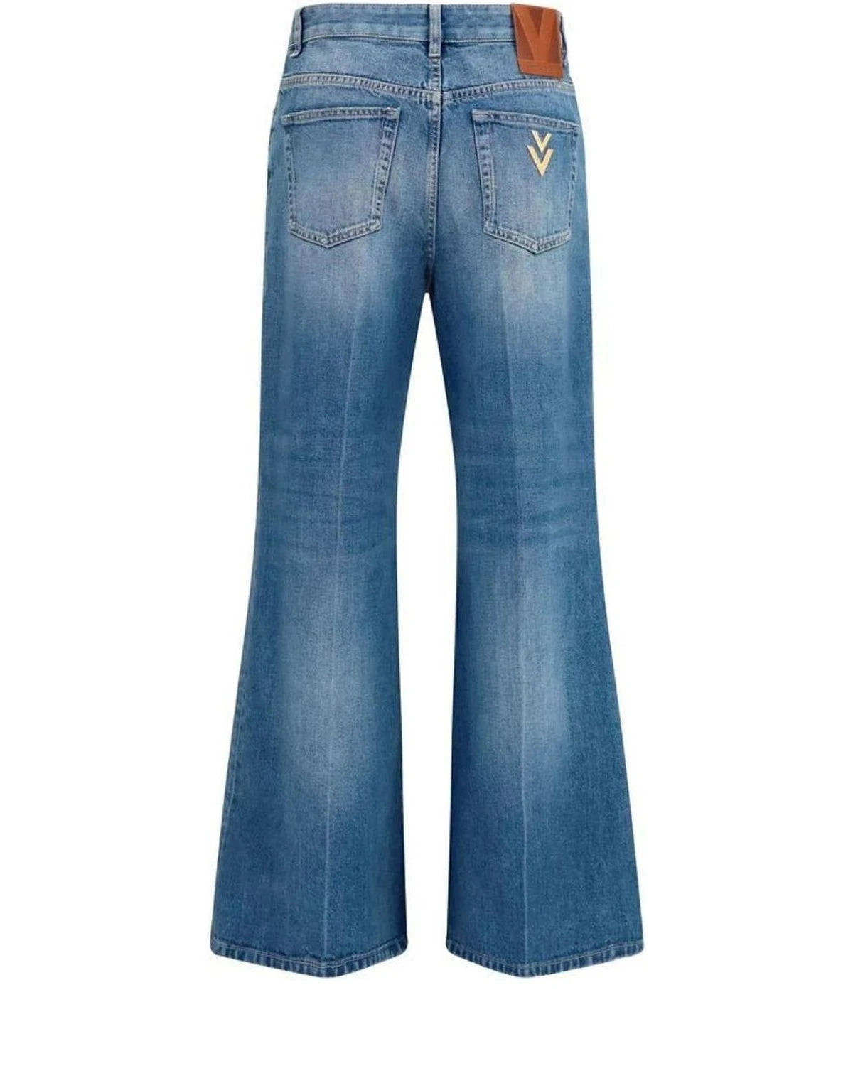 Valentino Garavani Jean in blue, Cotton — view 2