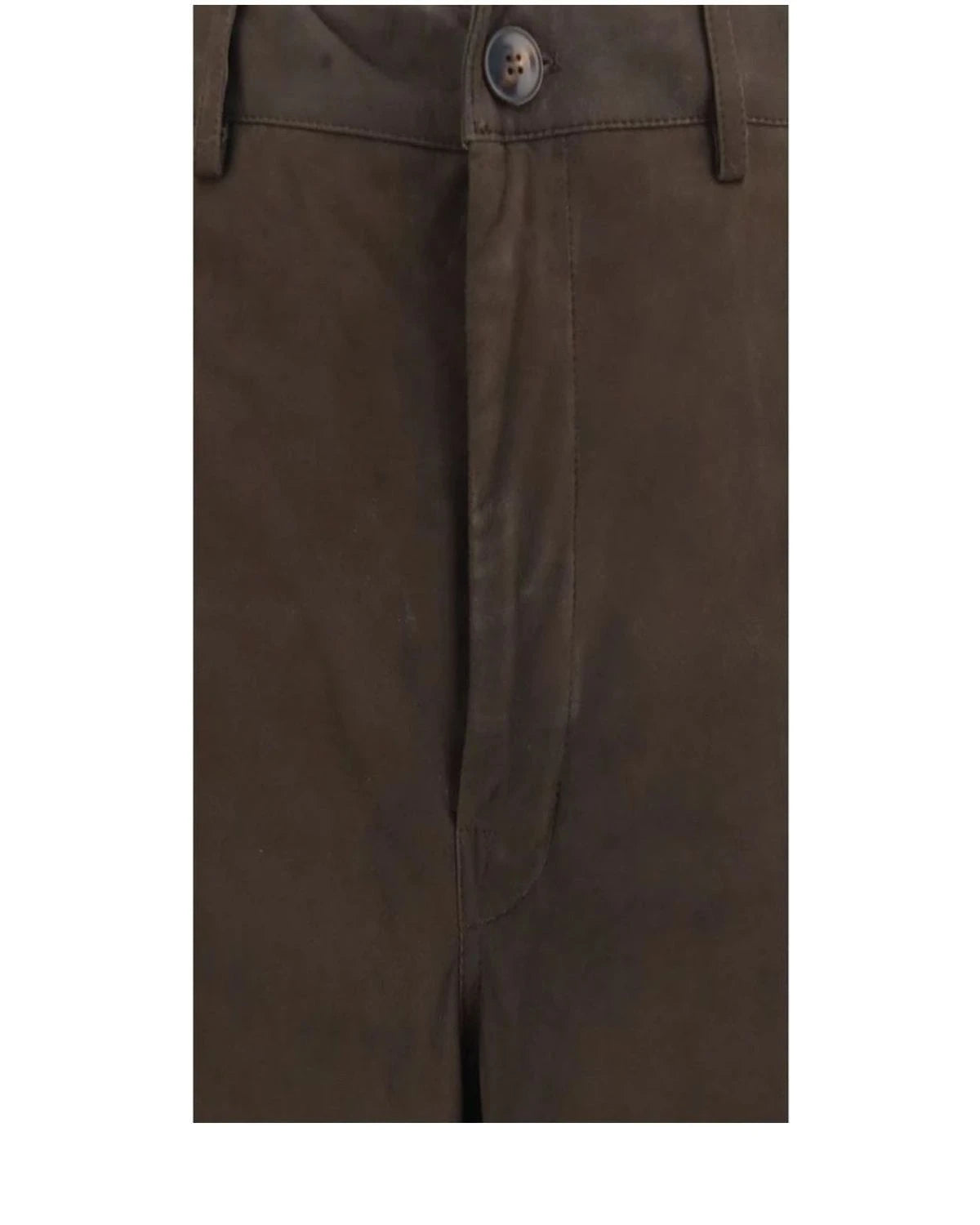 Rick Owens Palazzo Pant in brown, Calf Leather โ view 3