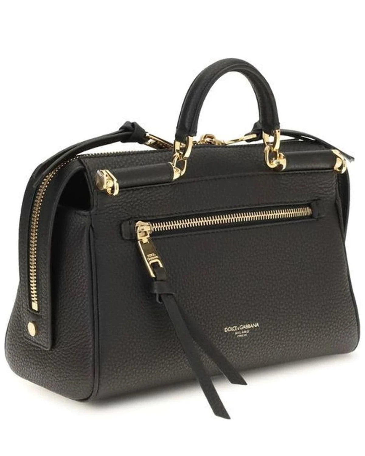 Dolce & Gabbana Black Satchel Bag