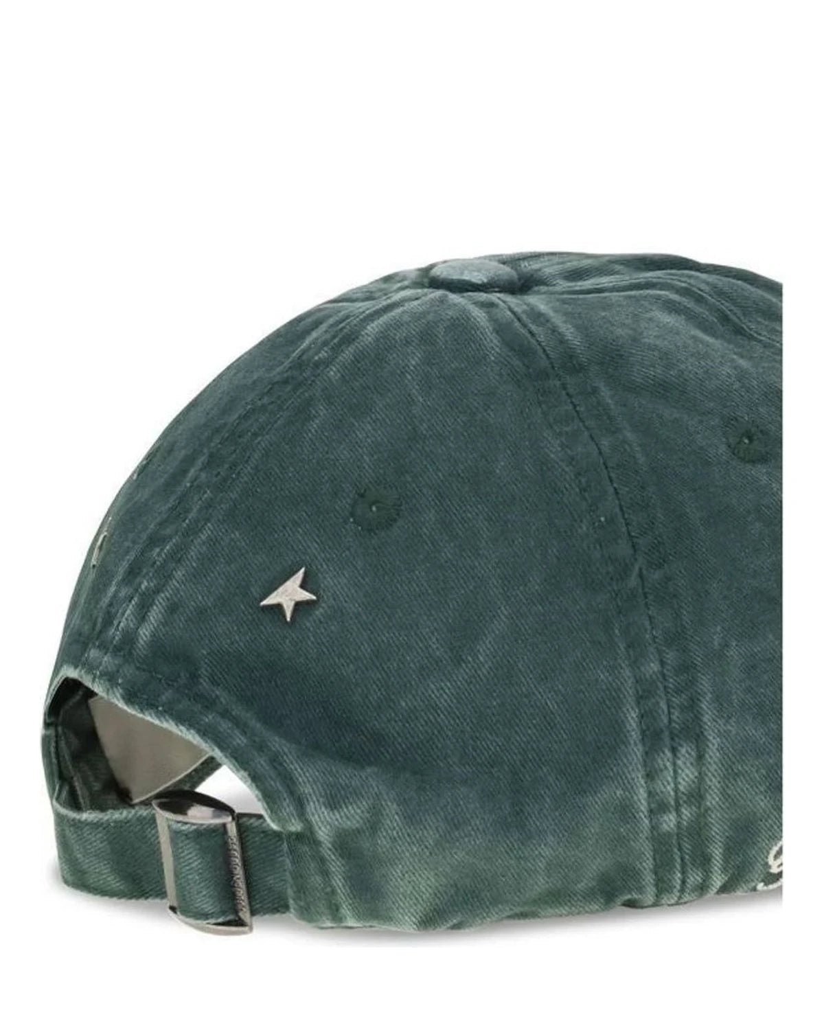 Golden Goose Baseball Cap in green, Cotton — view 3