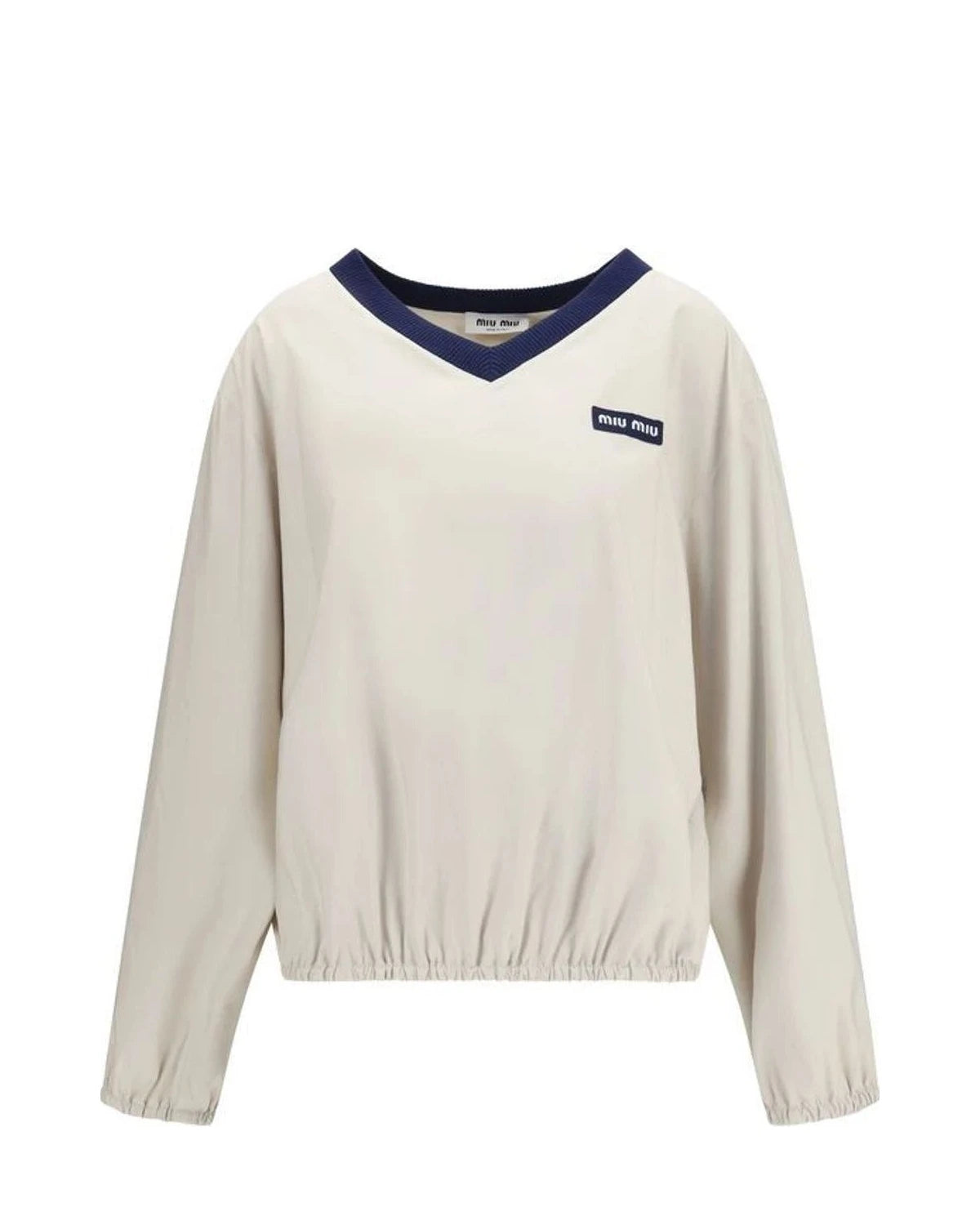 Miu Miu Sweatshirt in beige, Recycled Polyester