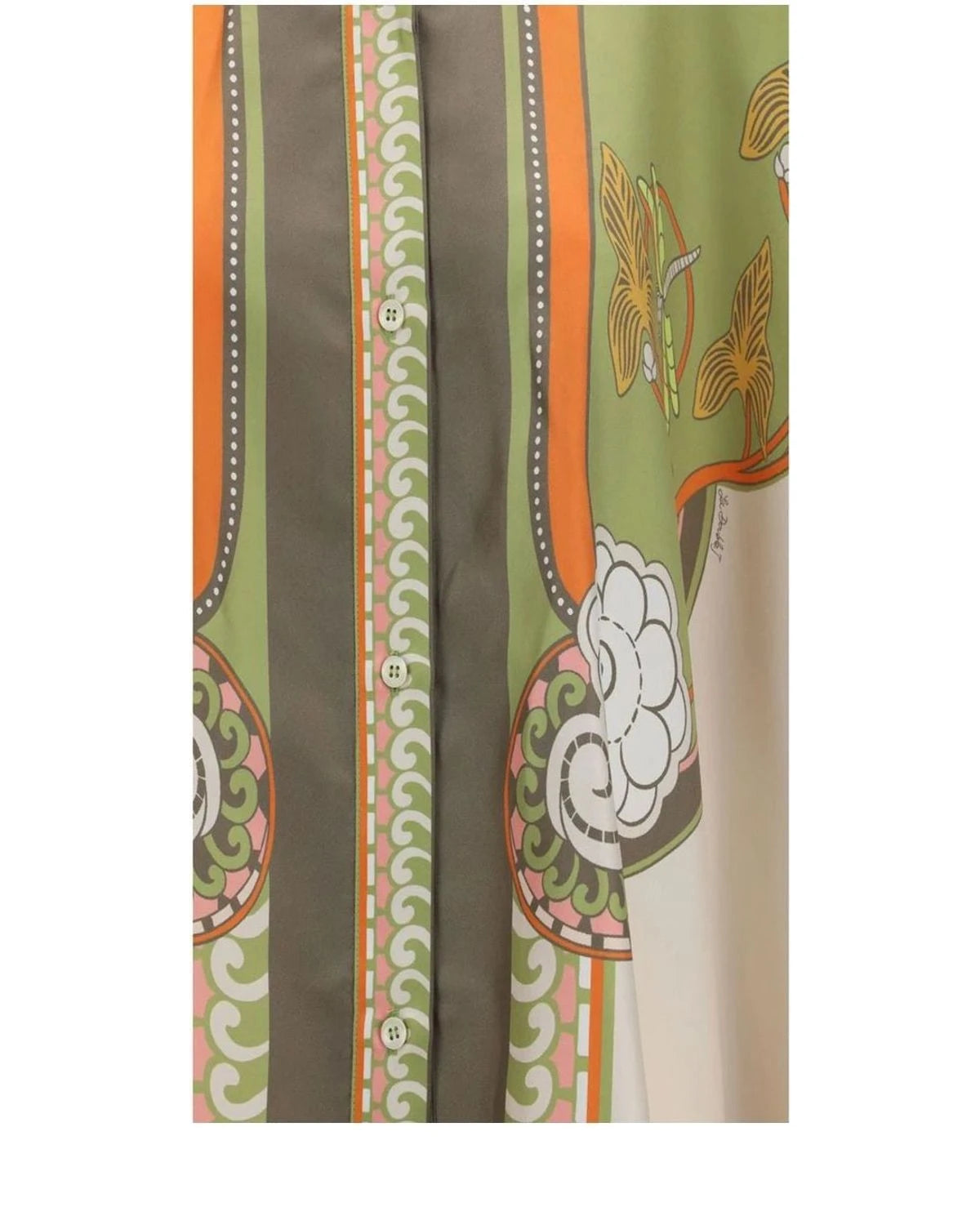 La Double J Blouse in multicolor, Silk — view 3