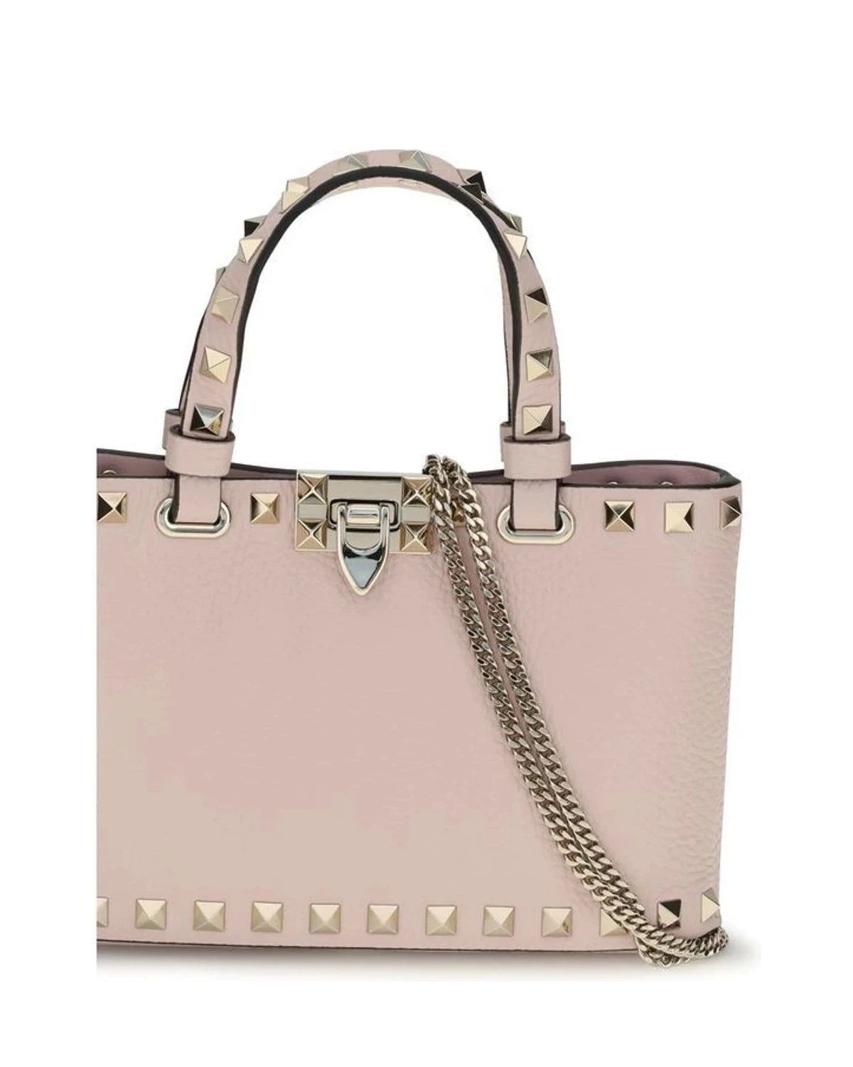 Valentino Garavani Satchel Bag in pink, Calf Leather — view 4