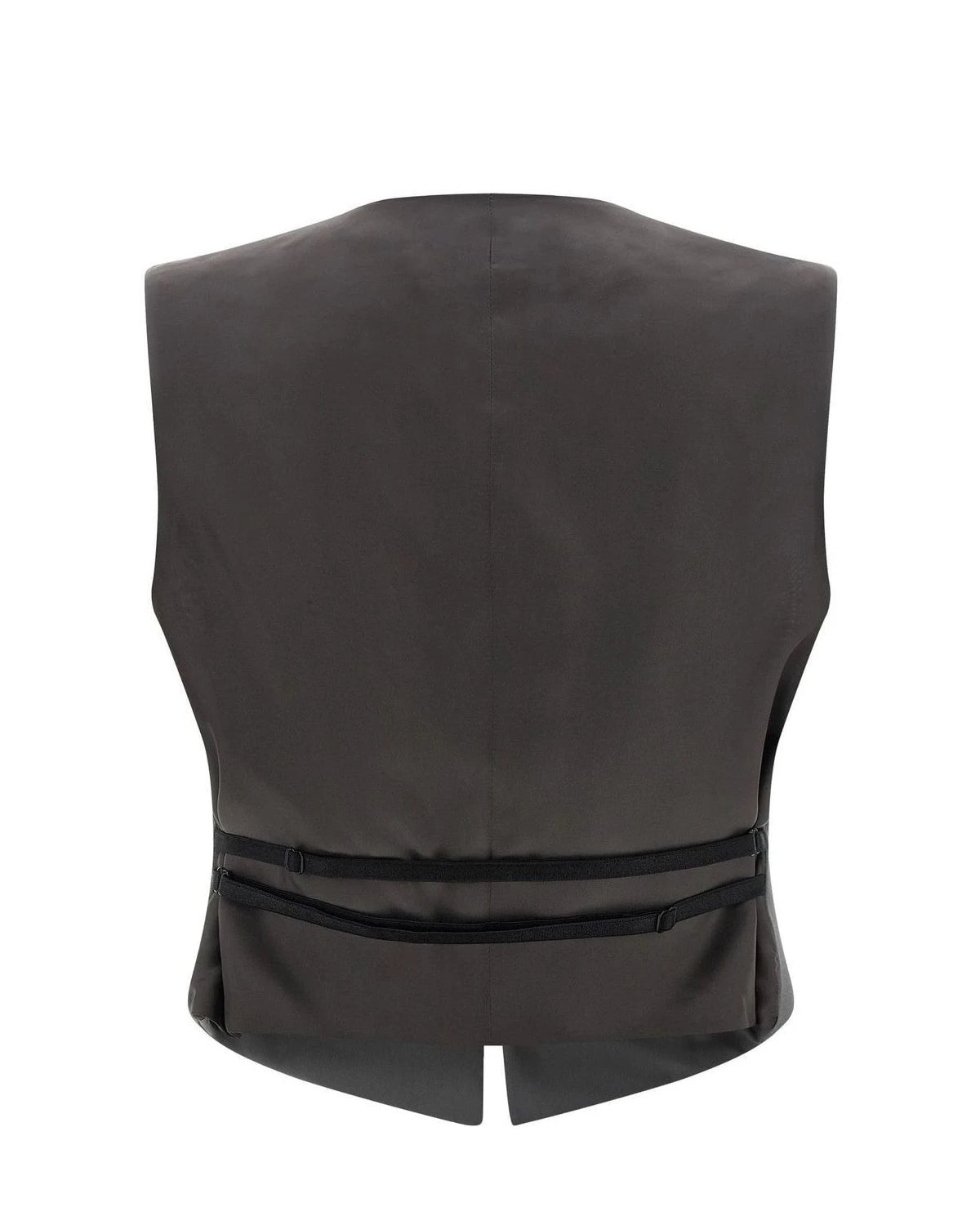 Armarium Vest in gray, Virgin Wool — view 2