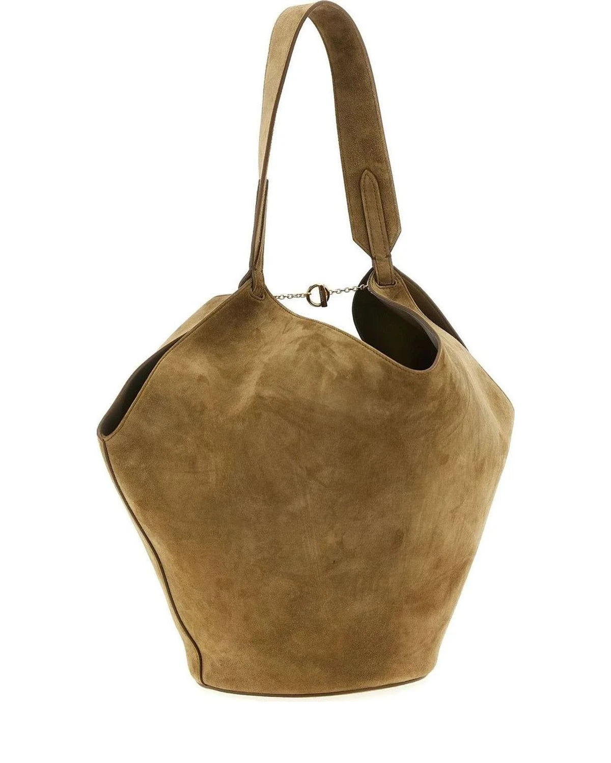 Khaite Tote Bag in brown, Calfskin Leather β view 2