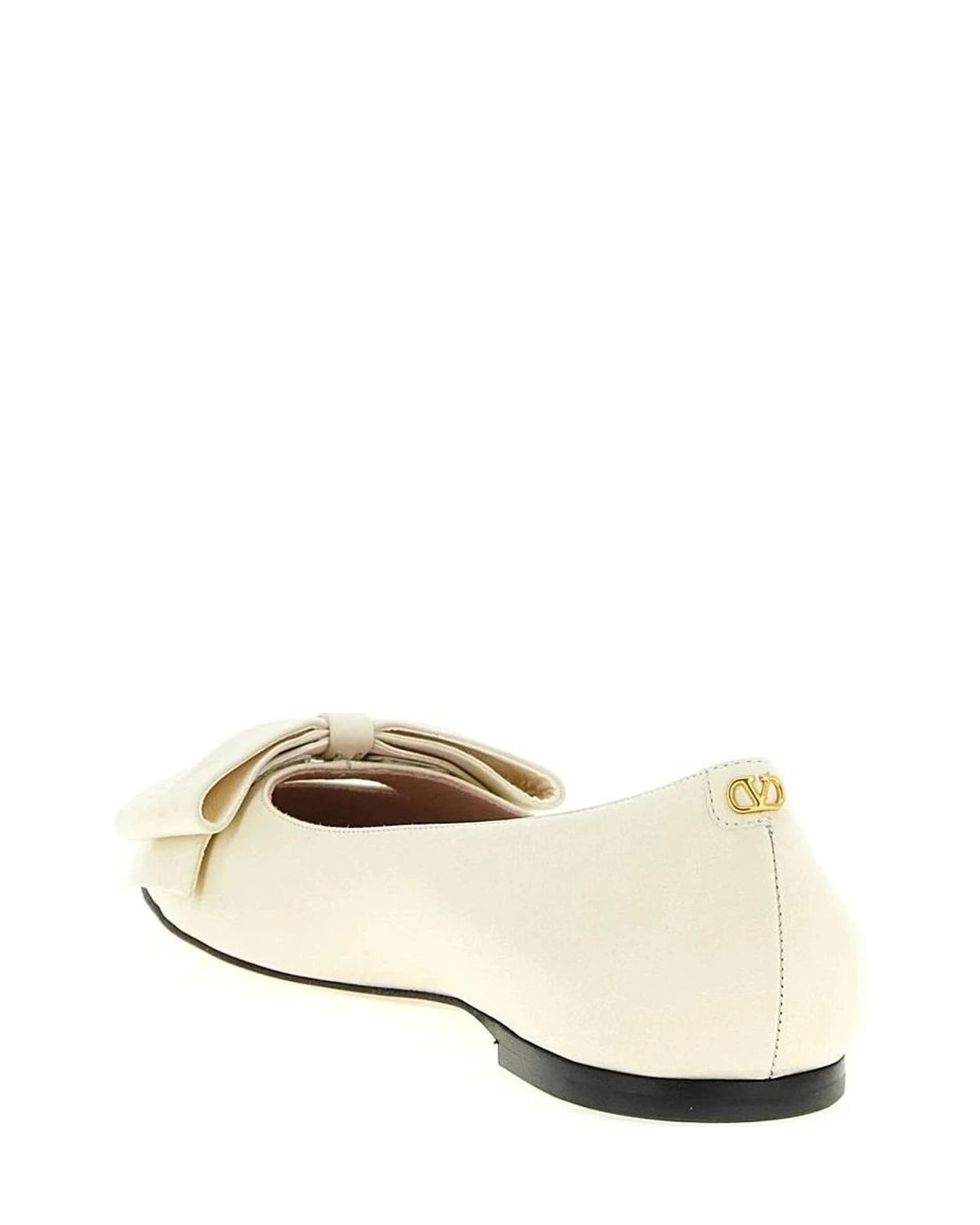 Valentino Garavani White Ballet Flats