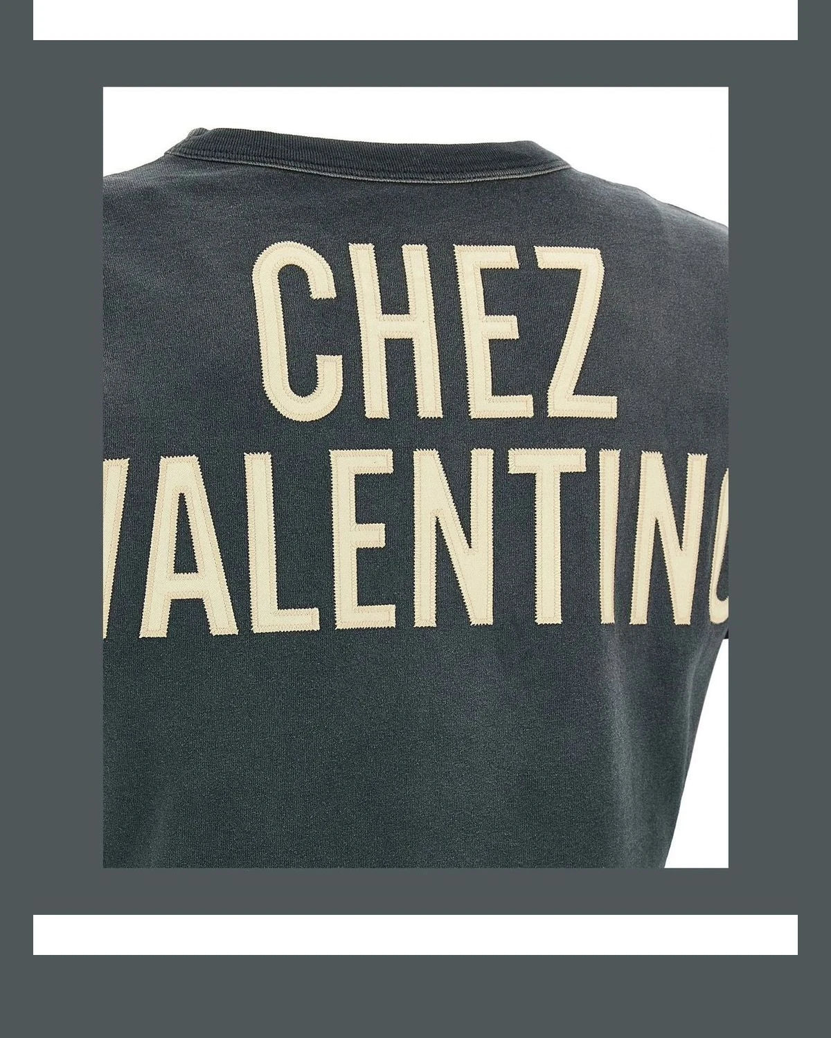 Valentino Garavani T-Shirt in gray, Cotton — view 4