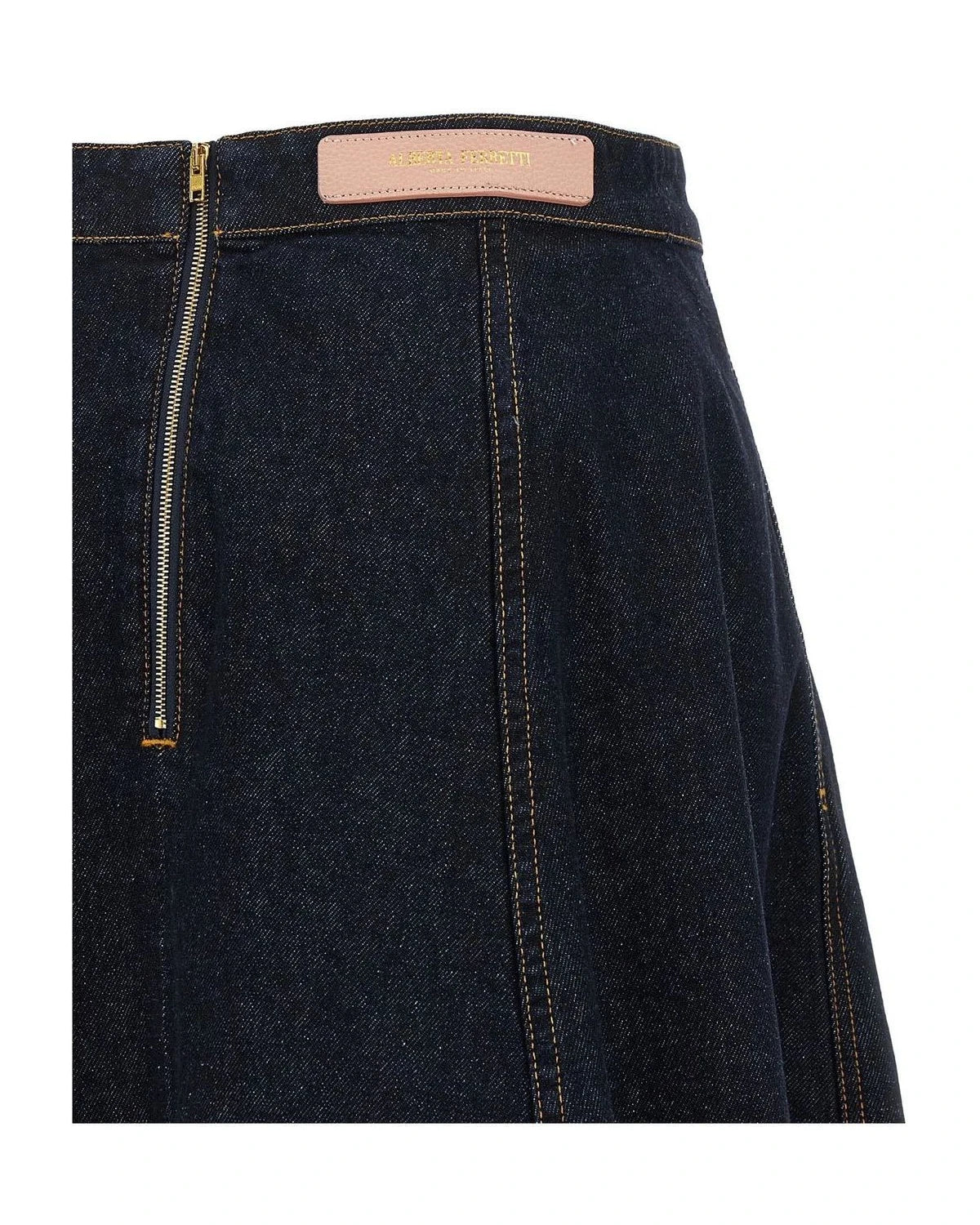 Alberta Ferretti Skirt in blue, Cotton — view 4