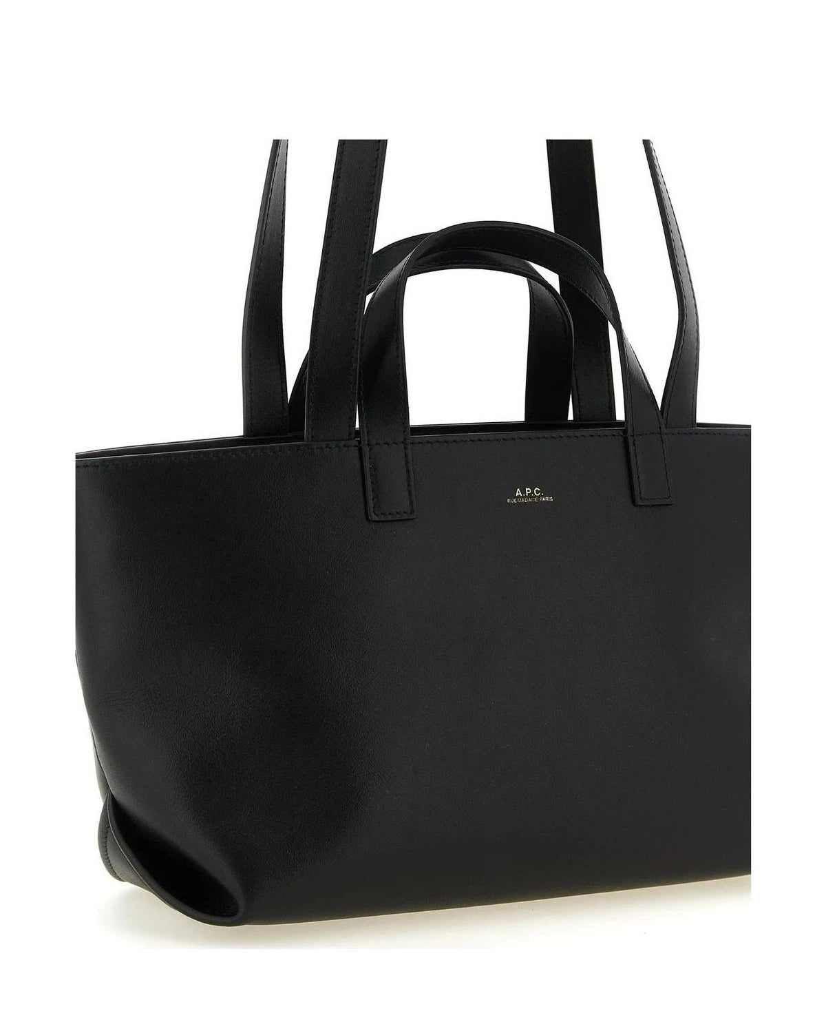 A.P.C. Tote Bag in black, Cow Leather — view 3