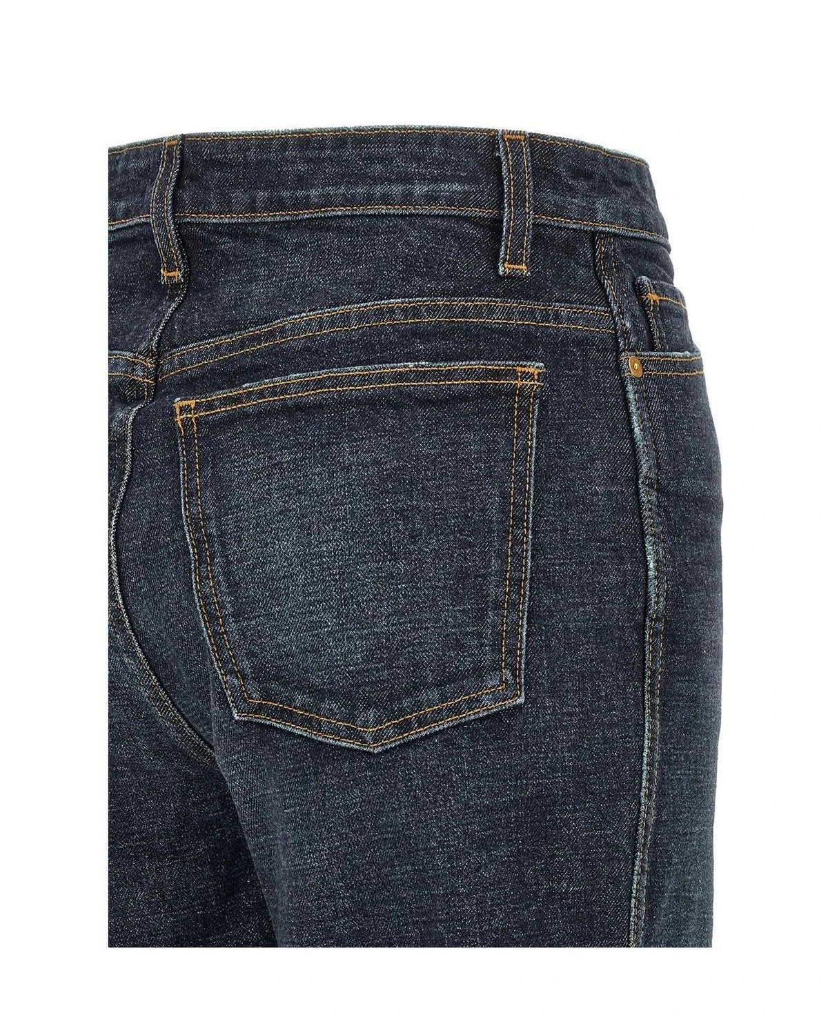 Khaite Jean in blue, Cotton — view 4