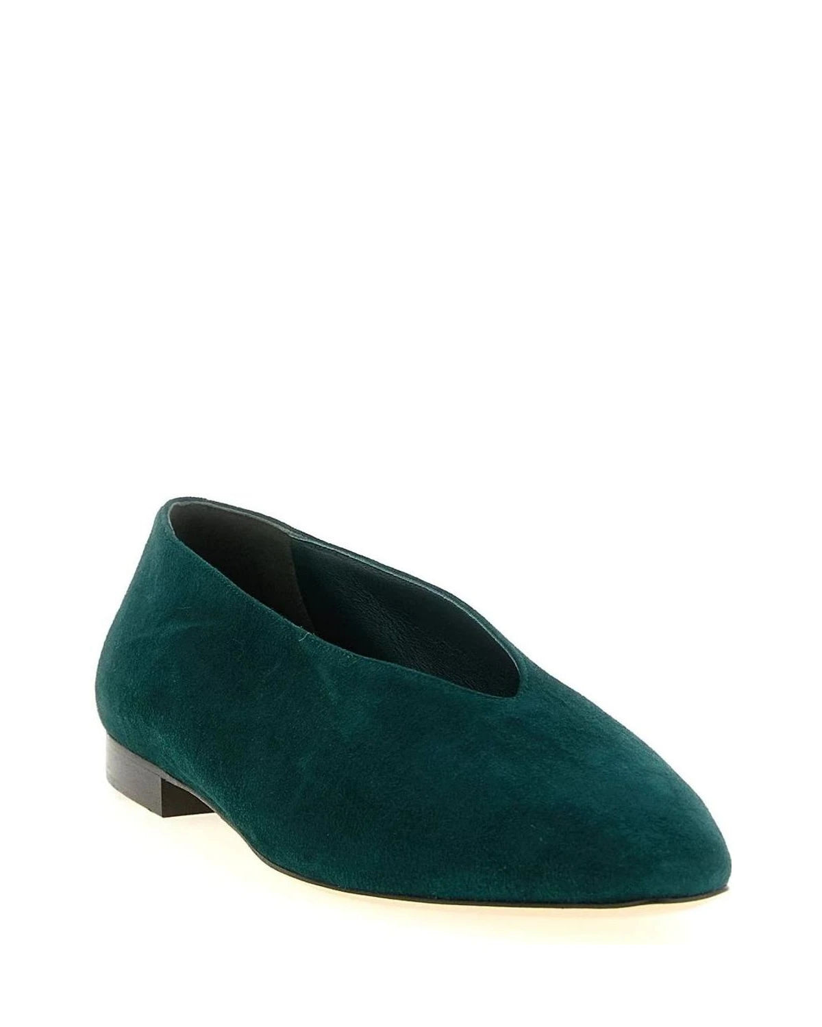 Jimmy Choo Green Ballet Flats