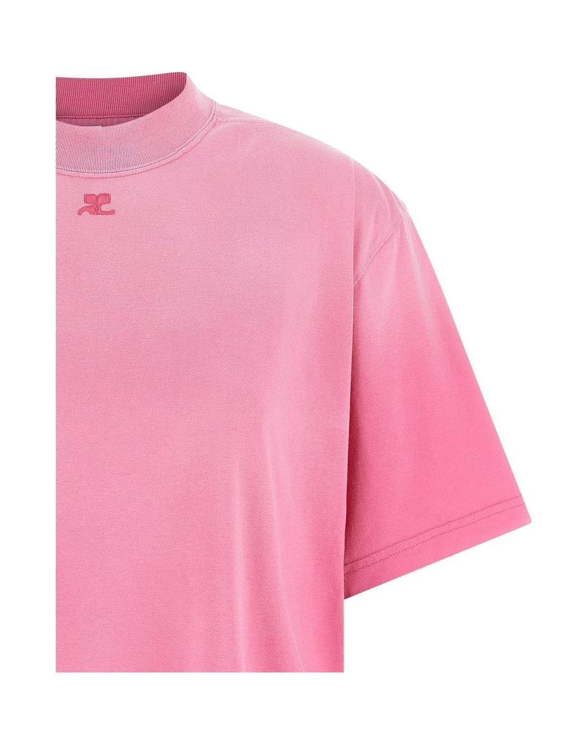 Courrèges Dresse in pink, Cotton — view 3