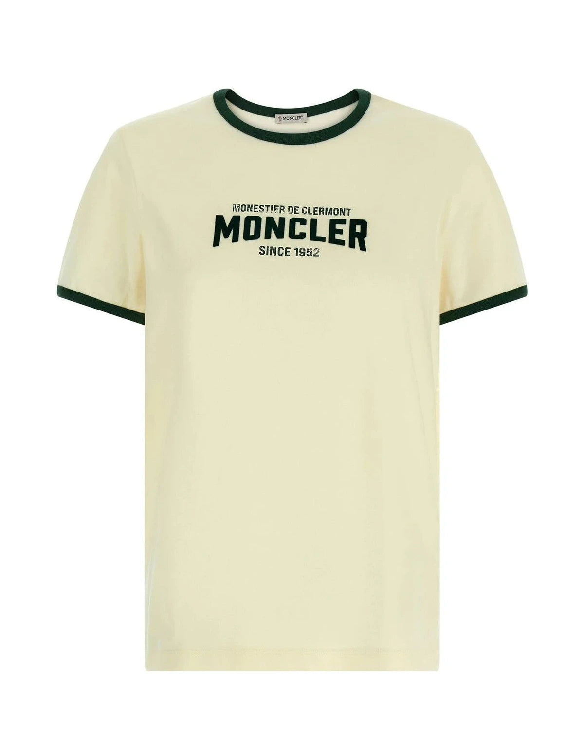 Moncler T-Shirt in beige, Cotton