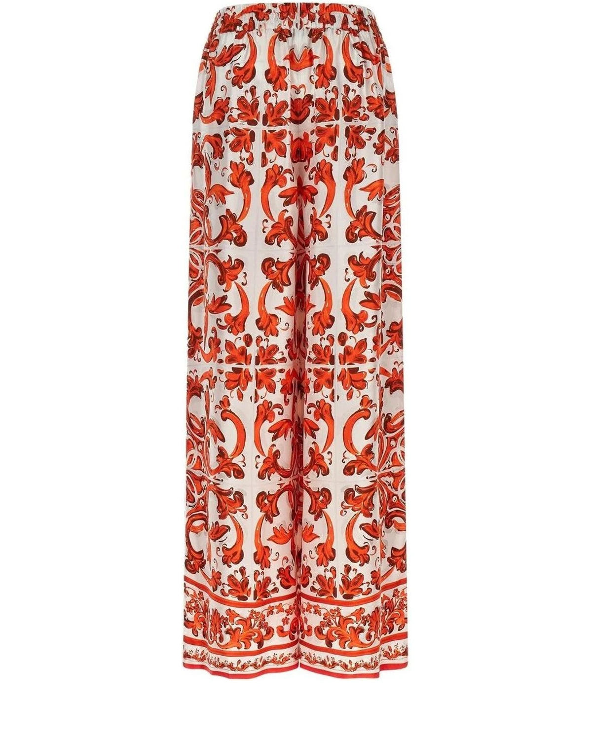 Dolce & Gabbana Palazzo Pant in orange, Silk — view 2