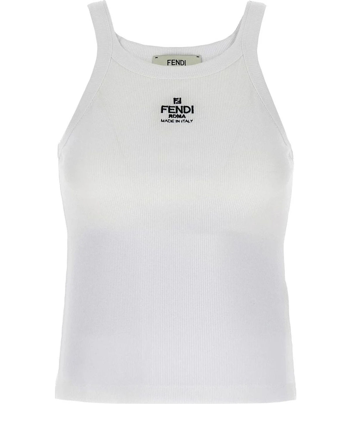 Fendi T-Shirt in white, Cotton