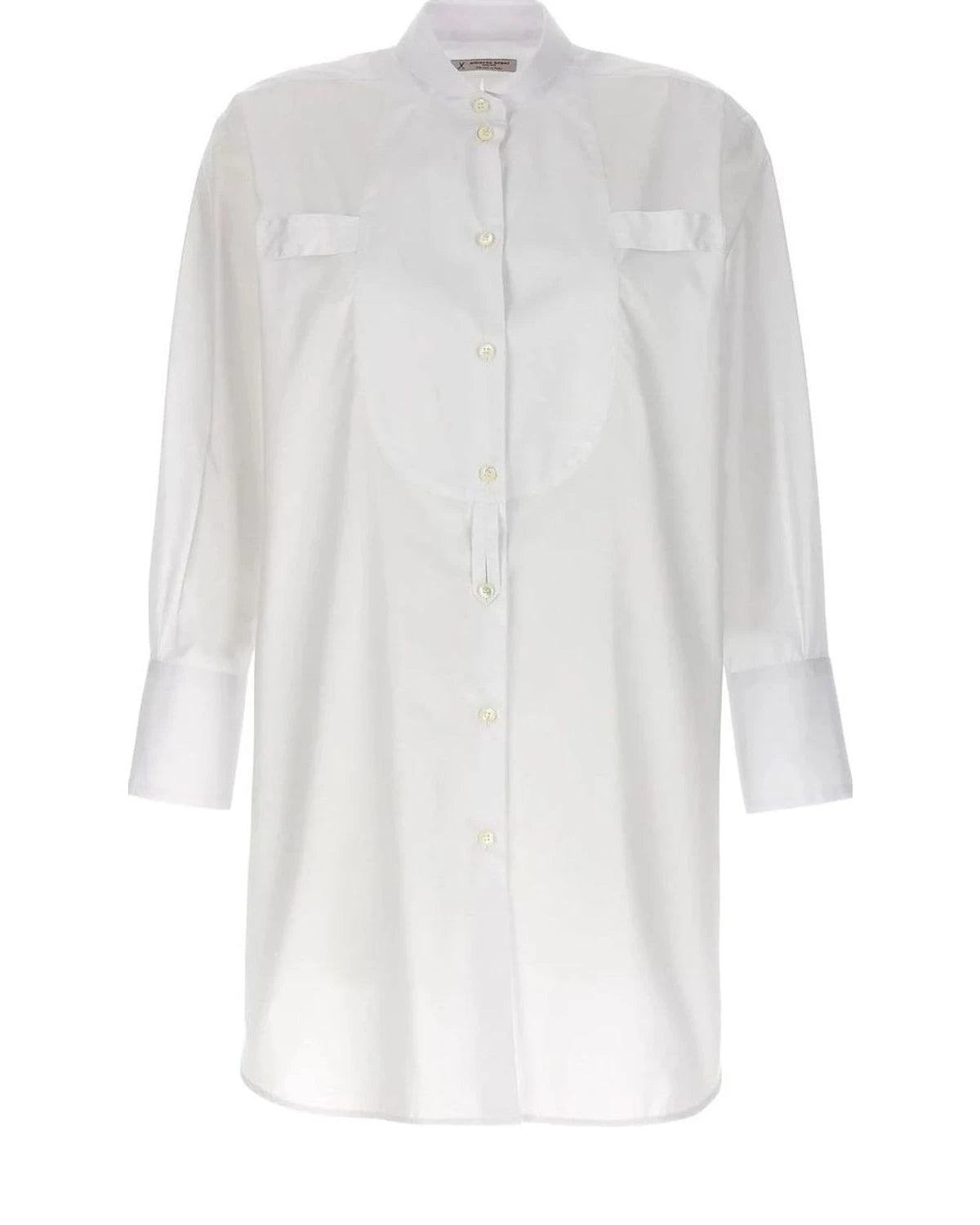 Alberto Biani Dress Shirt in white, Cotton