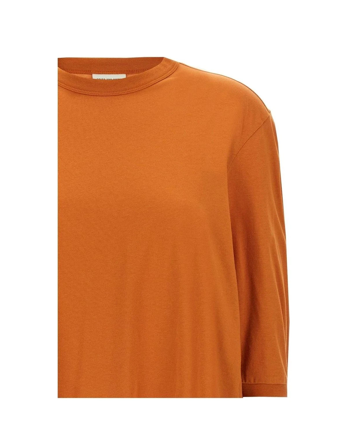 Dries Van Noten T-Shirt in orange, Cotton — view 3