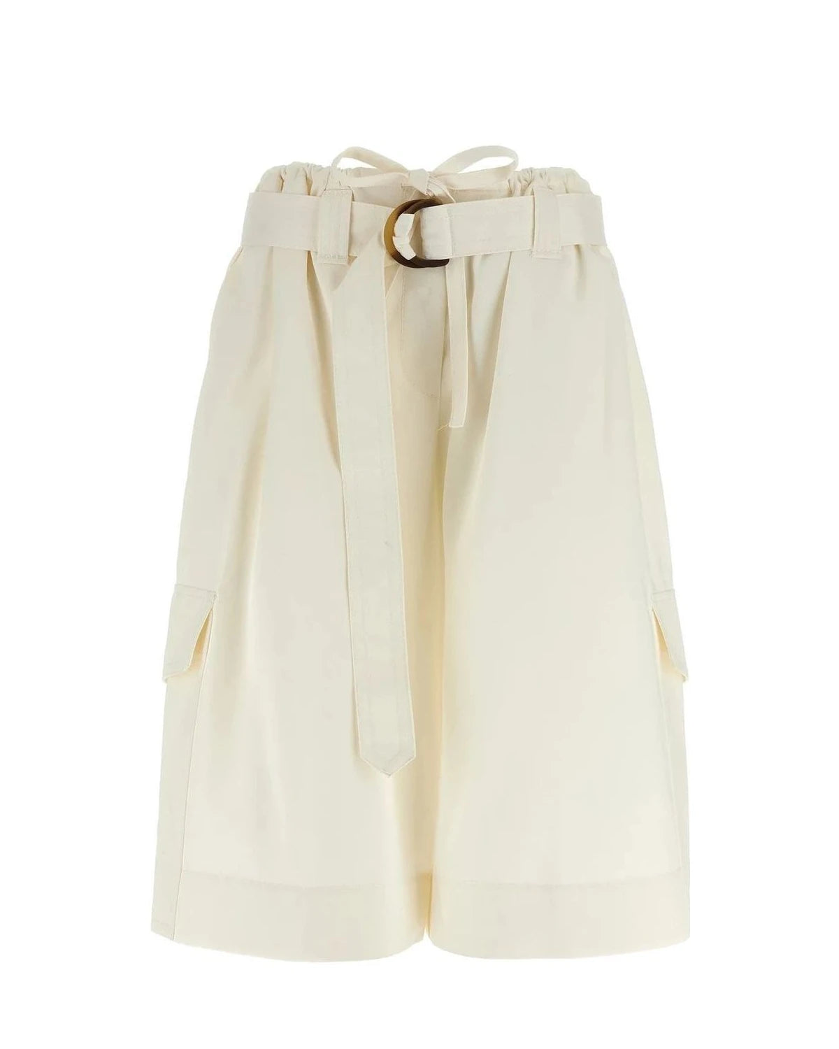 Zimmermann Bermuda in white, Cotton