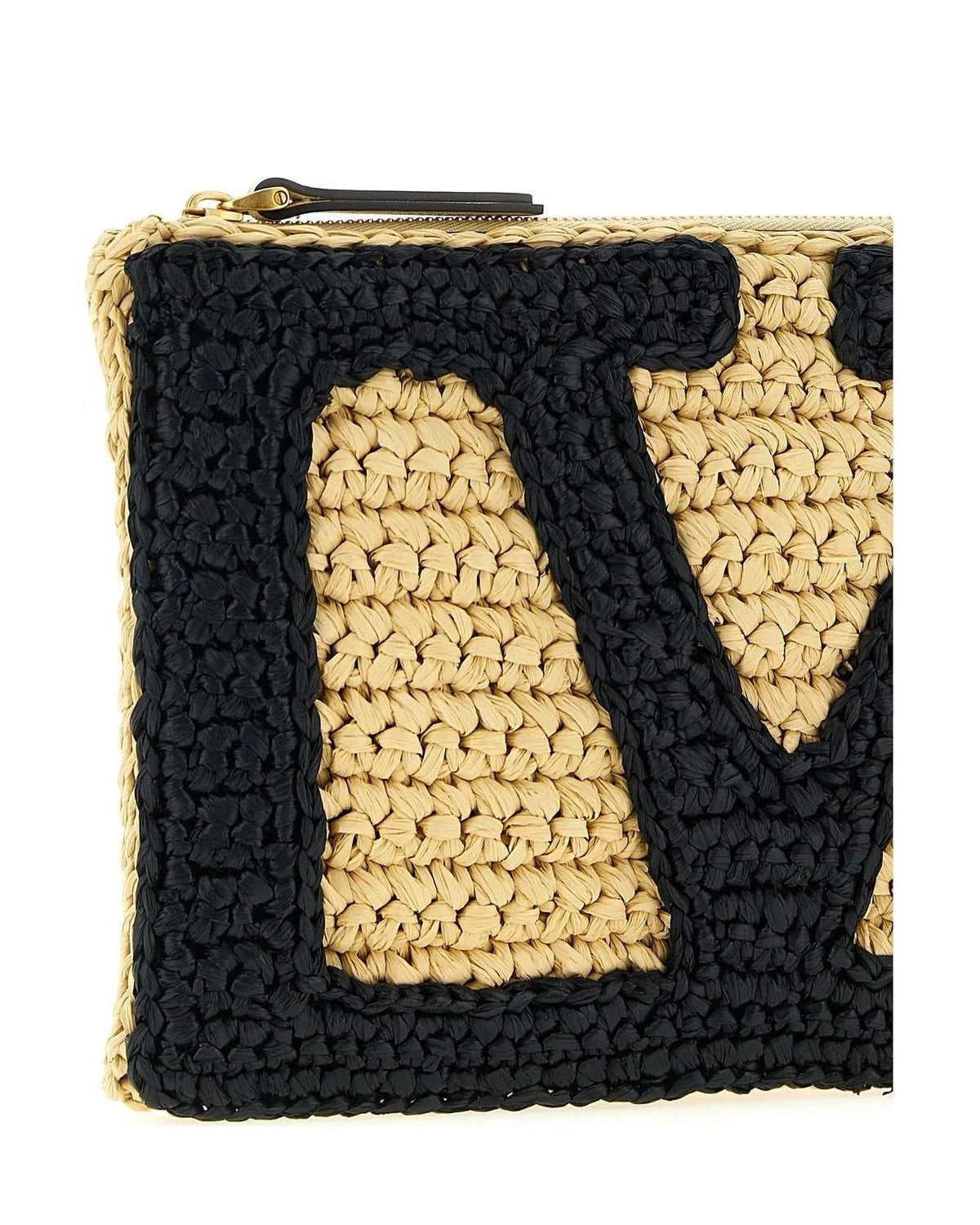 Valentino Garavani Envelope Clutche in black, Viscose — view 3
