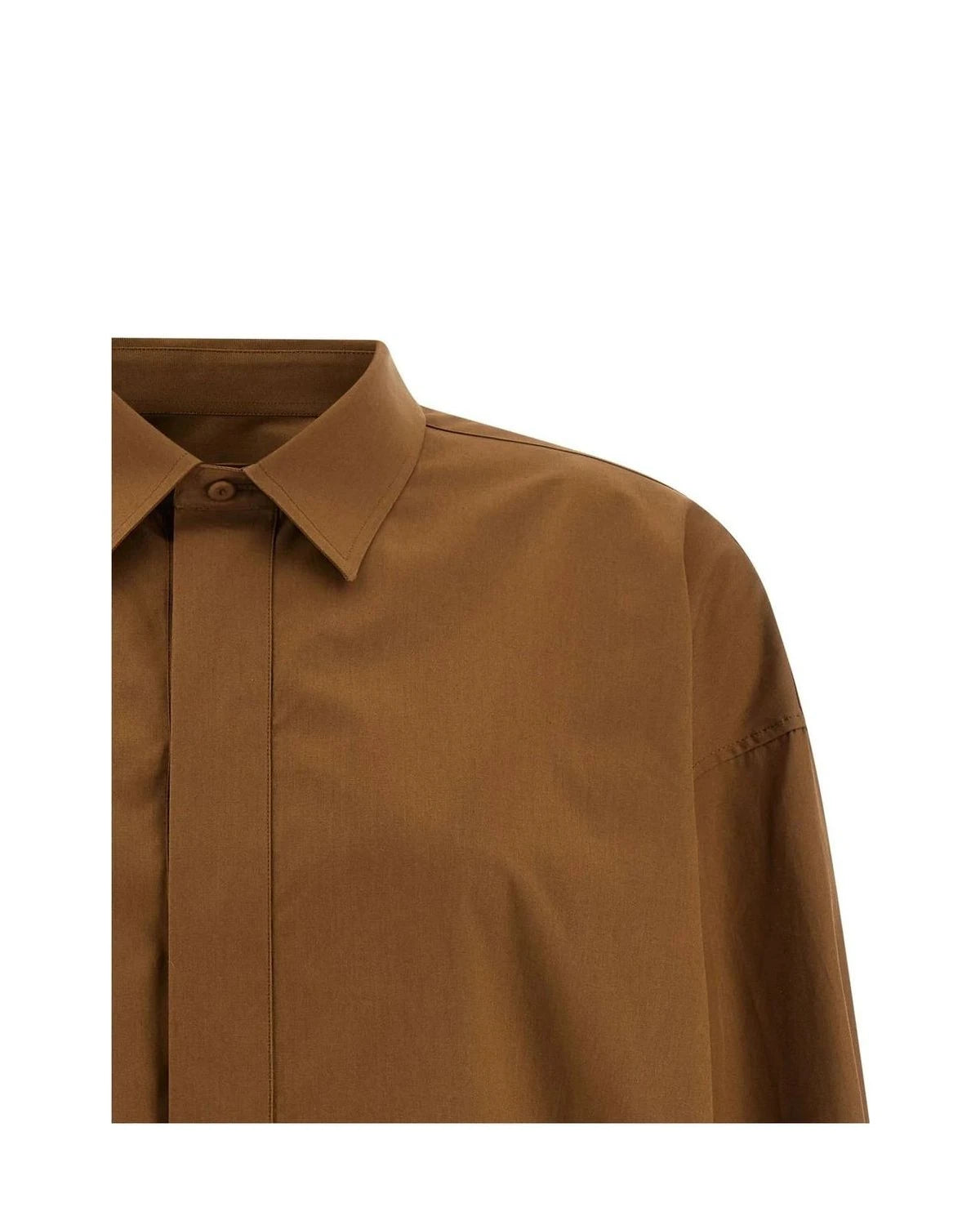 Armarium Dress Shirt in brown, Cotton — view 3