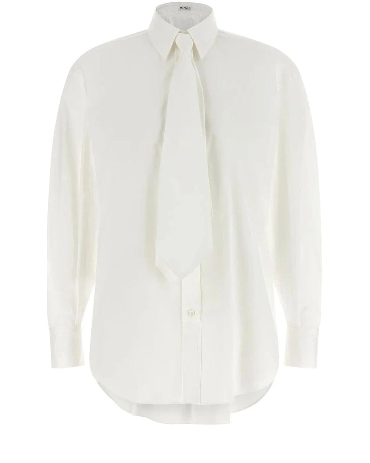 Brunello Cucinelli Dress Shirt in white, Cotton