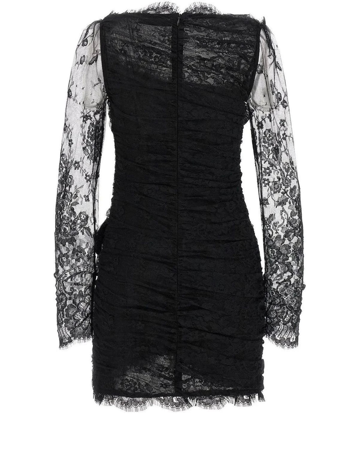 Alessandra Rich Dresse in black — view 2