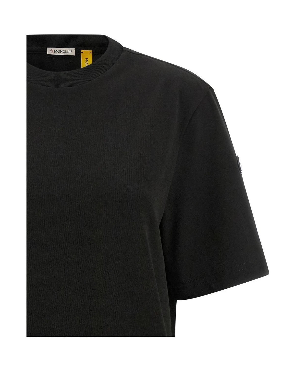 Moncler T-Shirt in black, Cotton — view 3