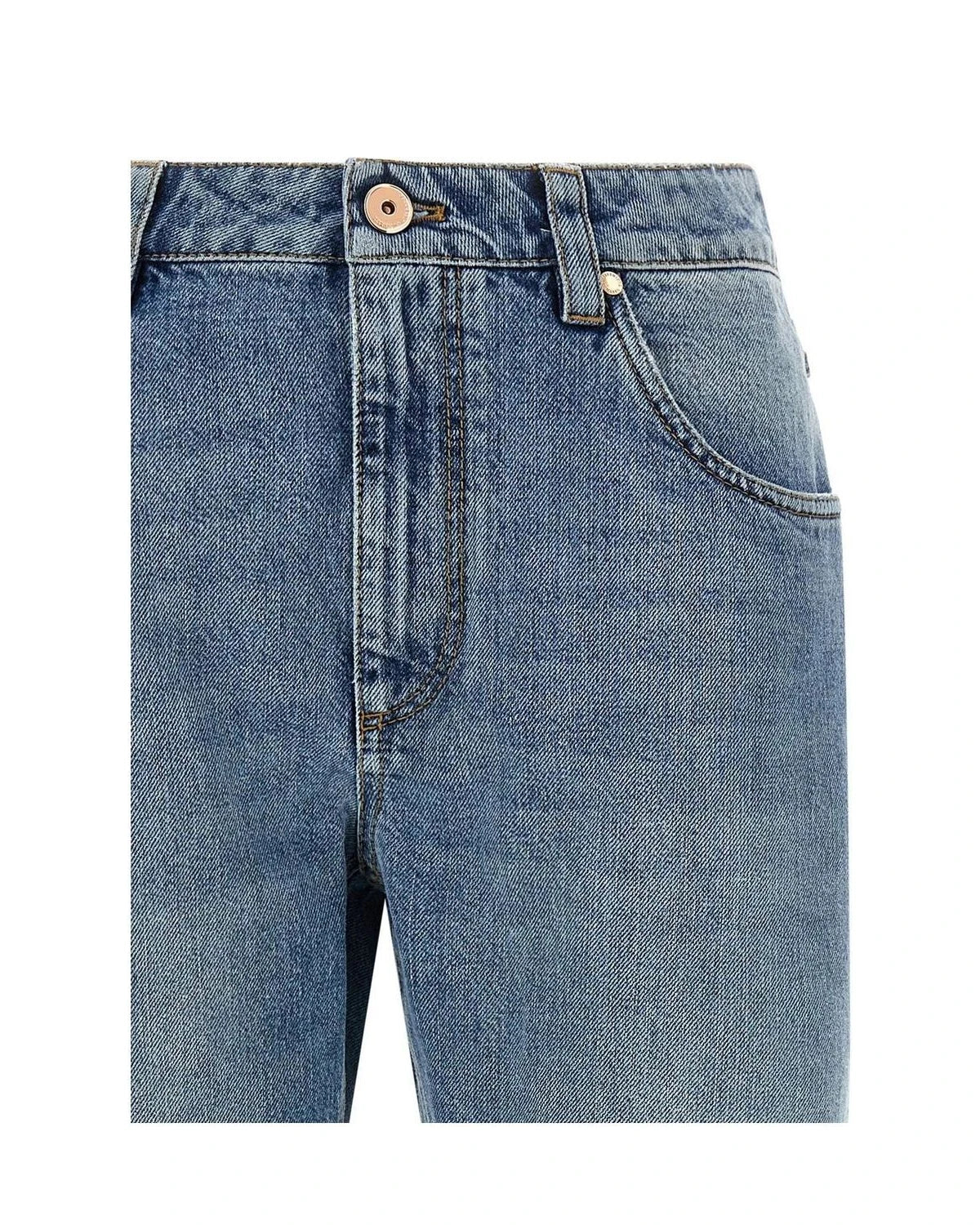 Brunello Cucinelli Jean in blue, Cotton — view 3