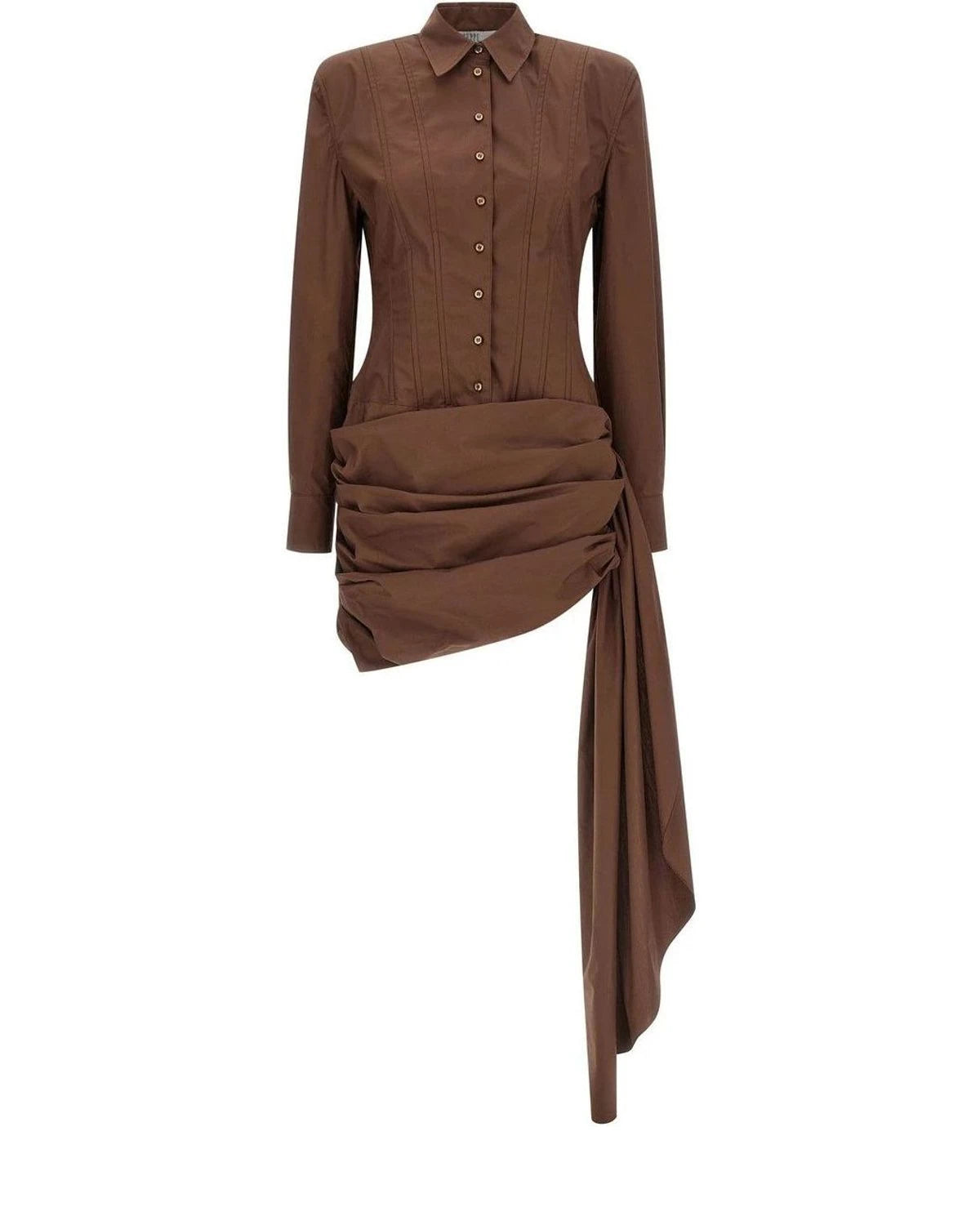 Giuseppe Di Morabito Dresse in brown, Cotton