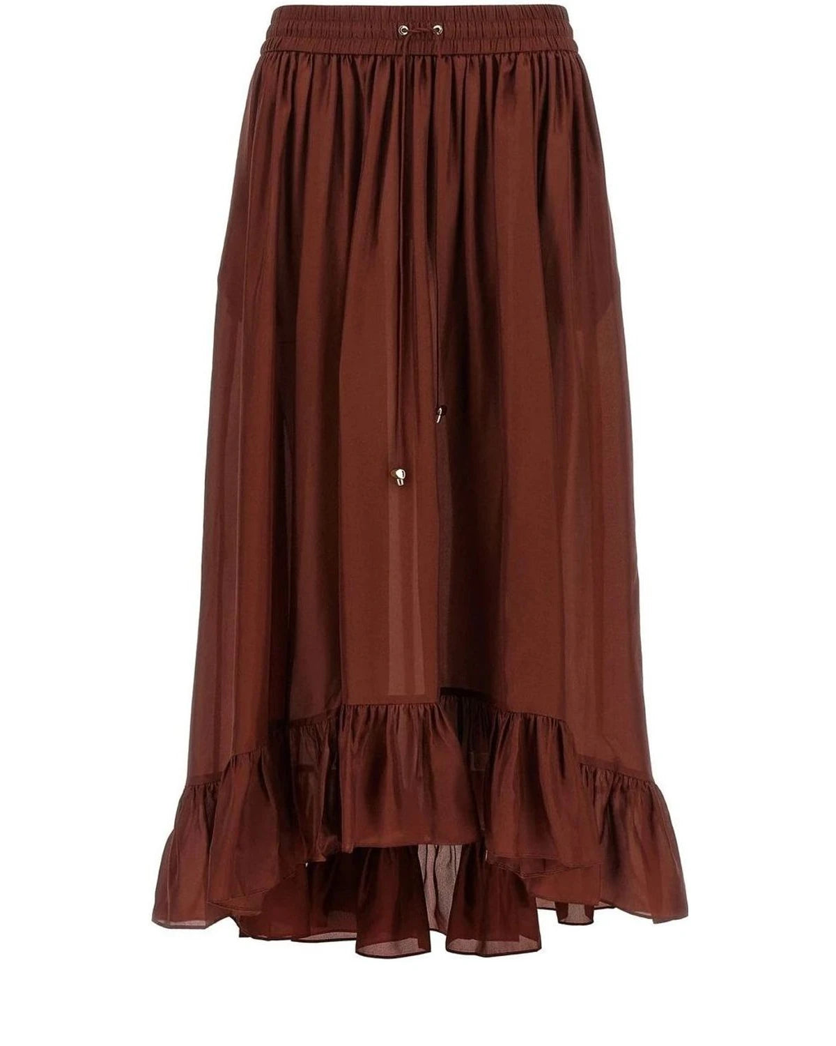 Zimmermann Skirt in red, Silk