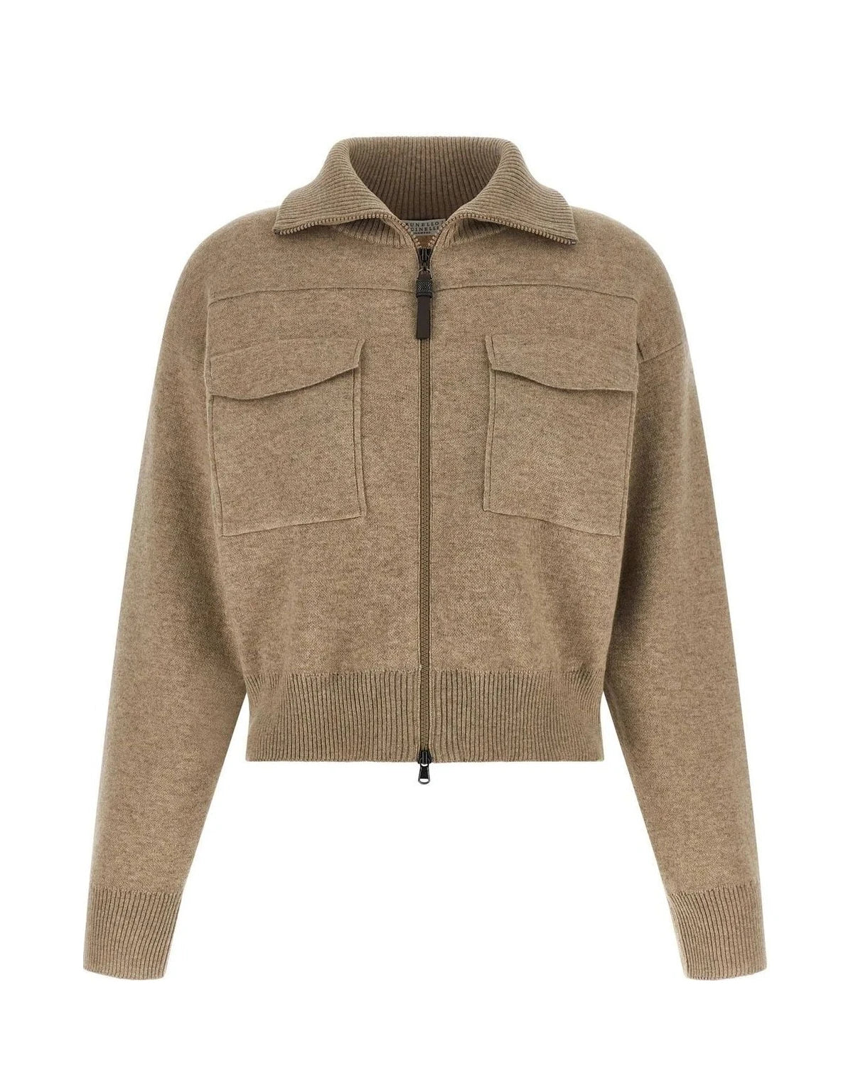 Brunello Cucinelli Cardigan in beige, Wool