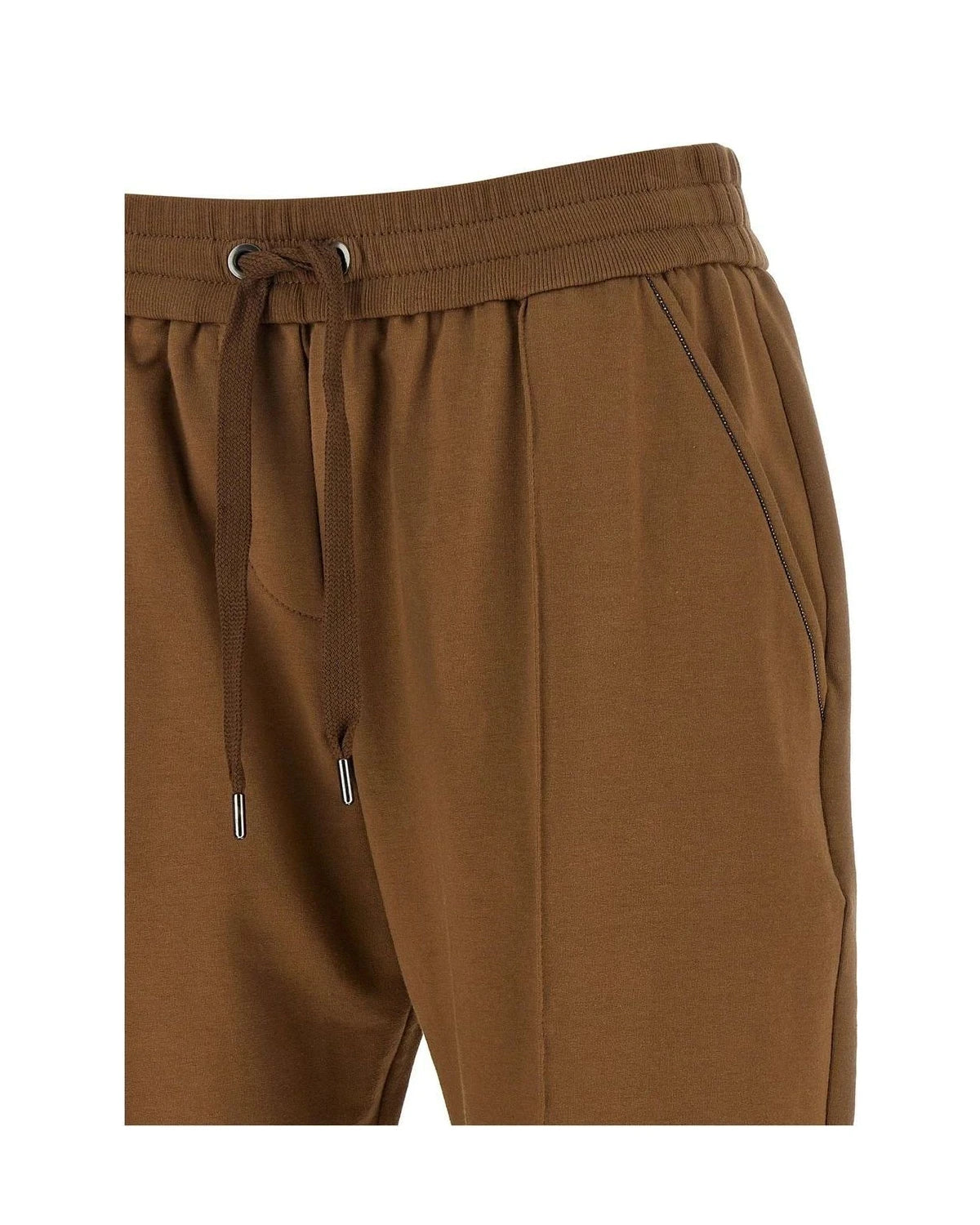 Brunello Cucinelli Jogger in brown, Cotton — view 3