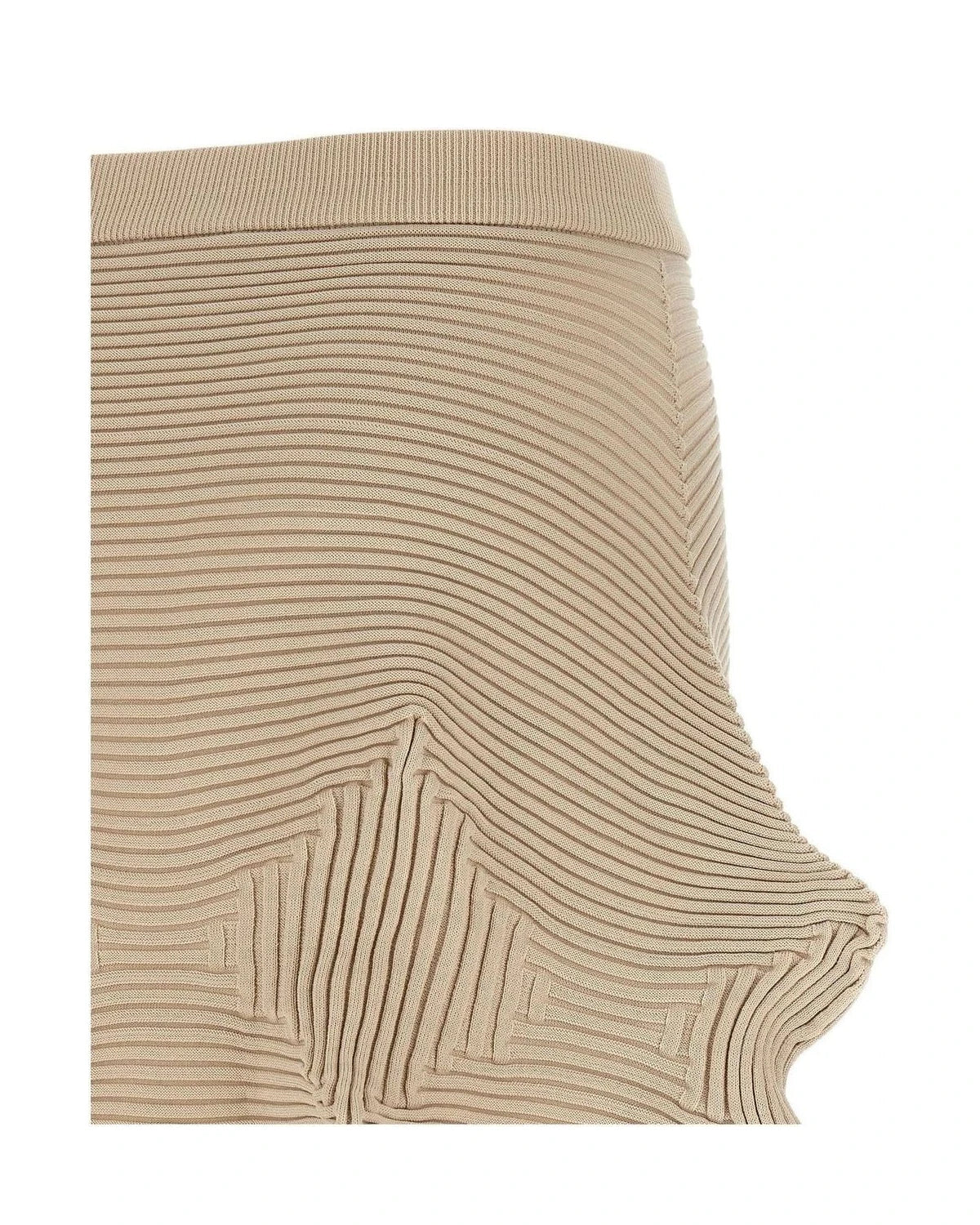 Issey Miyake Skirt in beige, Polyester — view 4